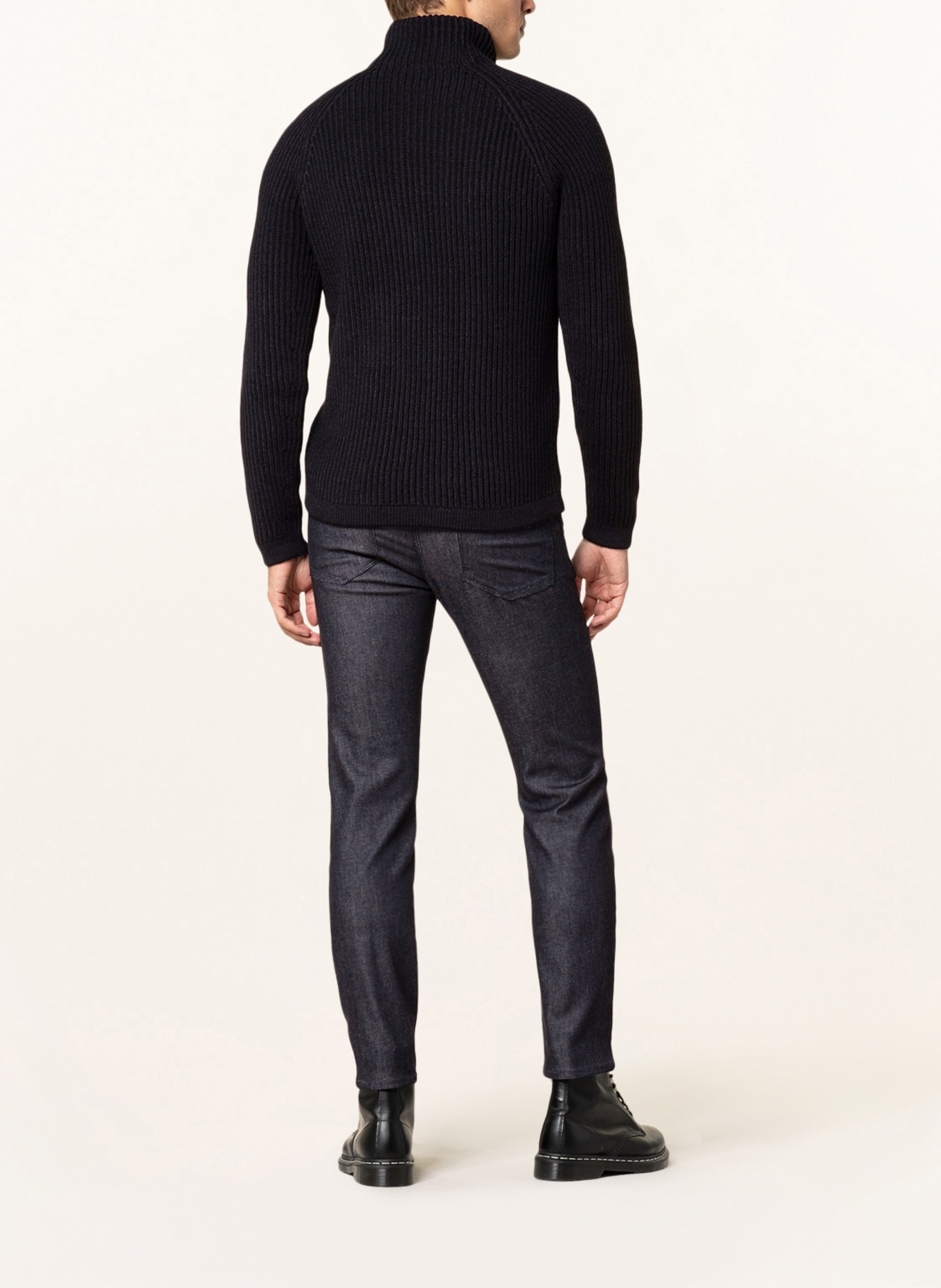 DRYKORN Turtleneck sweater ARVID, Color: BLACK (Image 3)