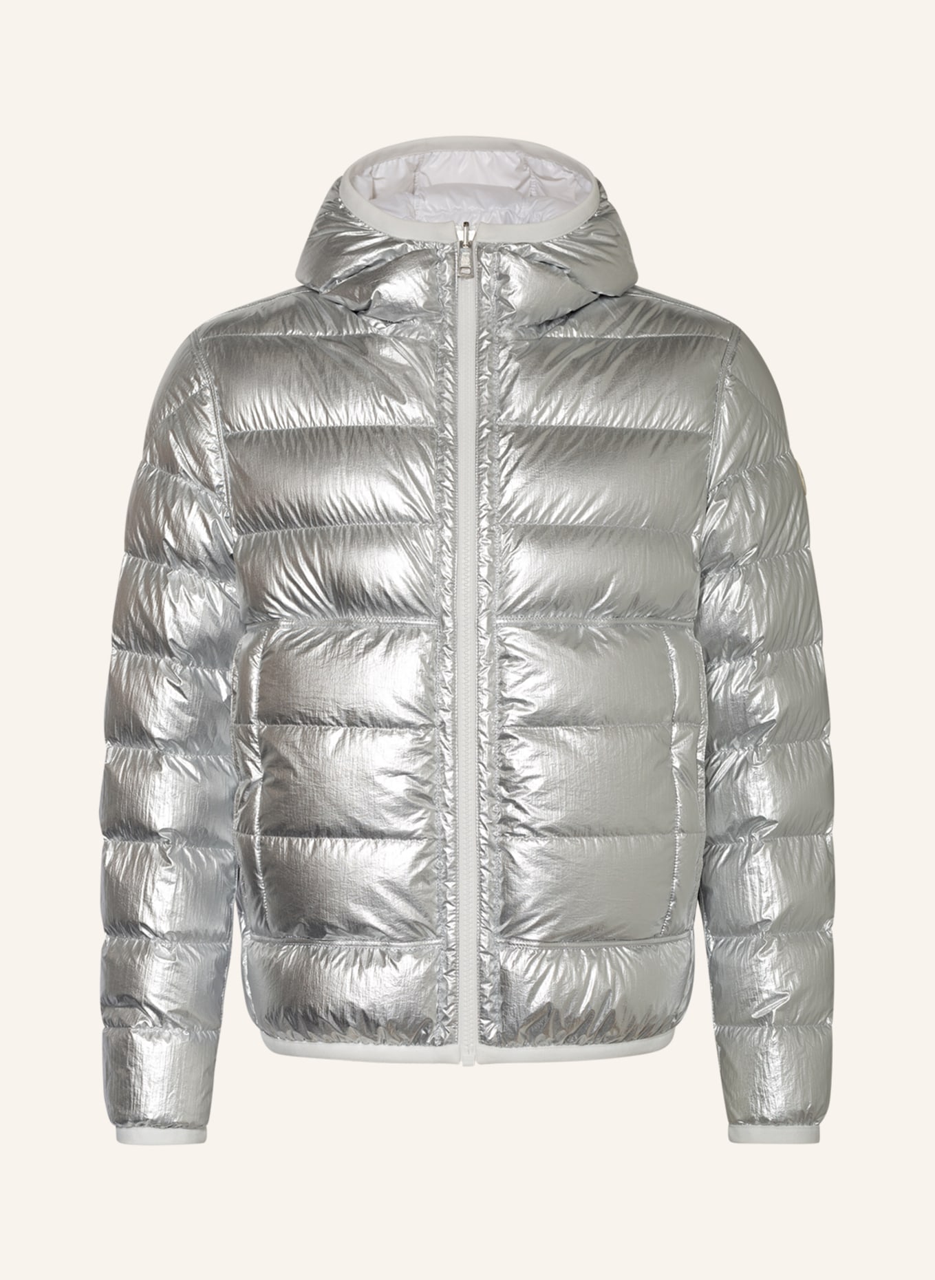 MONCLER Reversible down jacket , Color: WHITE/ SILVER (Image 1)