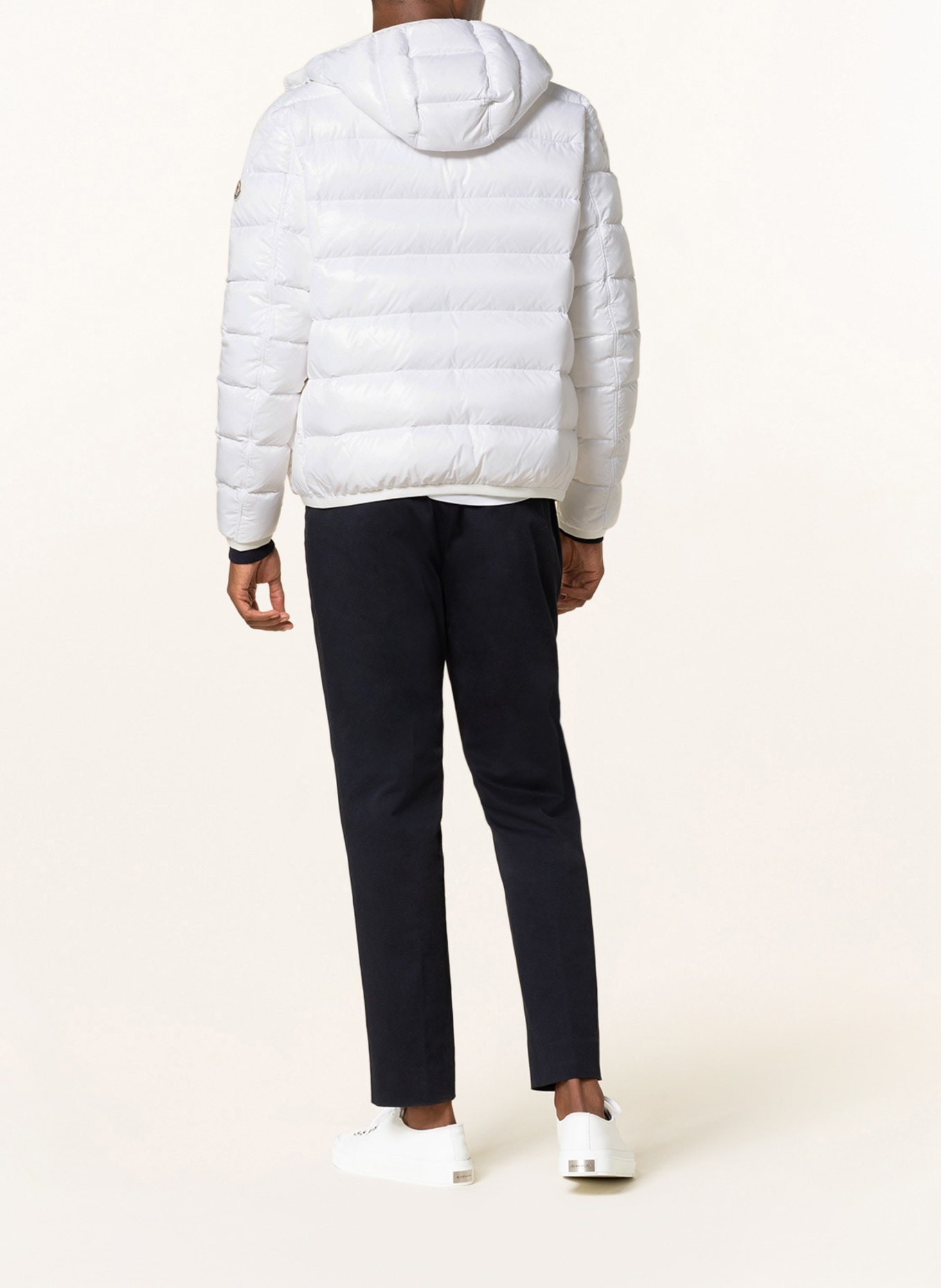 MONCLER Reversible down jacket , Color: WHITE/ SILVER (Image 4)