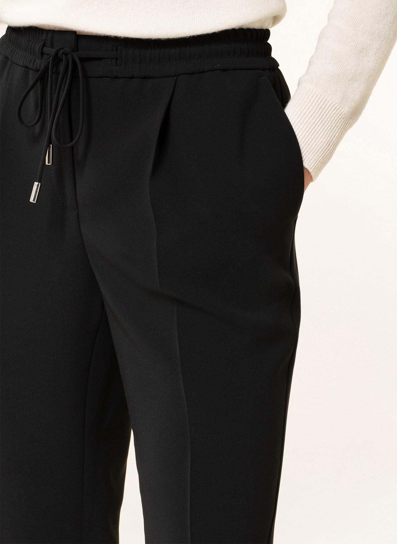 BOSS Trousers TARIYANA, Color: BLACK (Image 6)