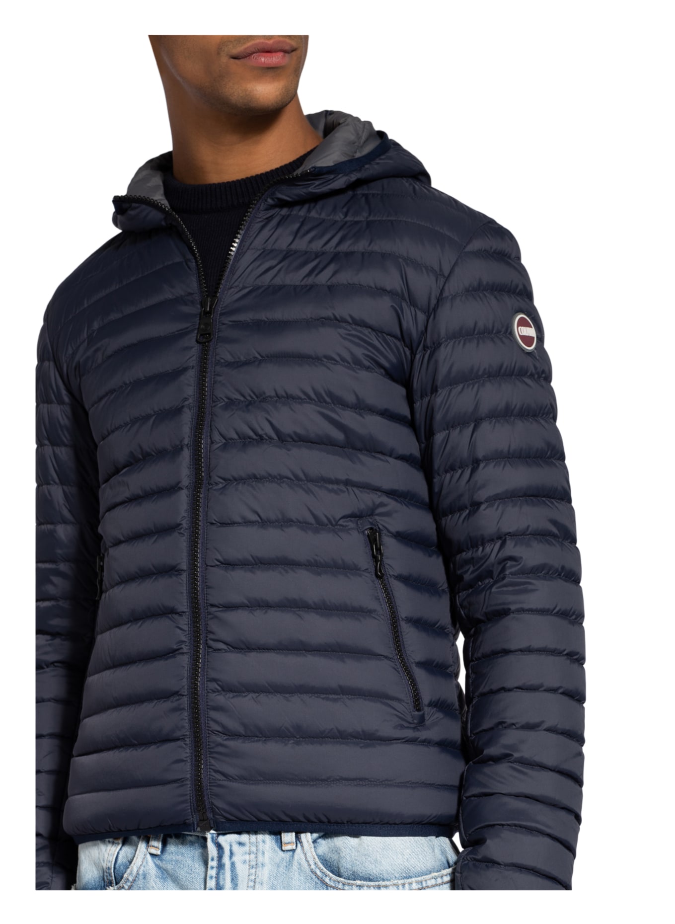 COLMAR Lightweight down jacket REPUNK, Color: DARK BLUE (Image 5)