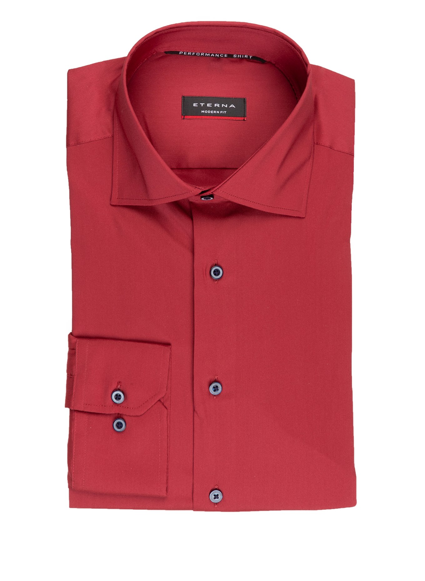 ETERNA Koszula modern fit, Kolor: CIEMNOCZERWONY (Obrazek 1)