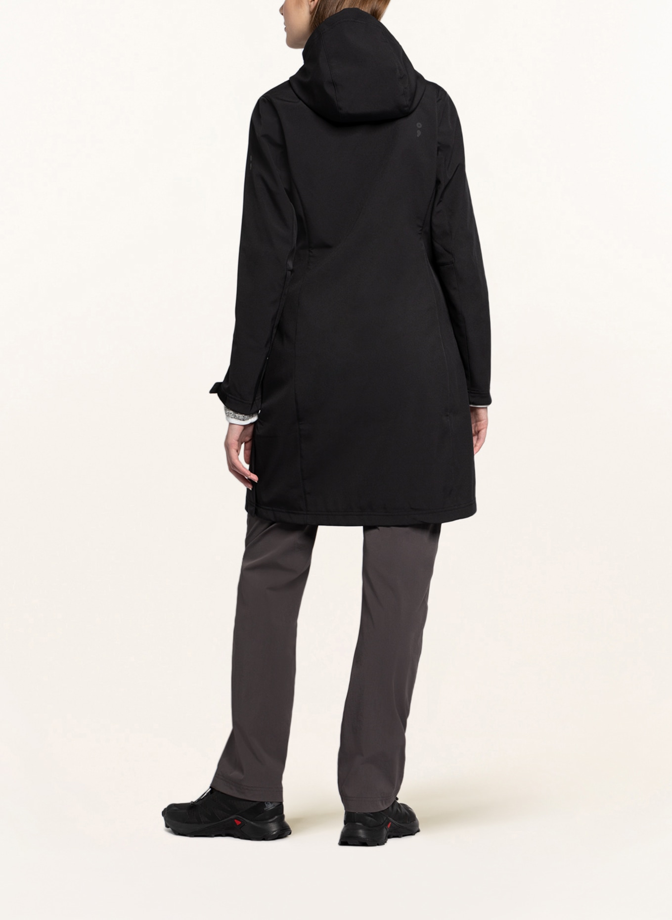 me°ru' Softshell coat BREST, Color: BLACK (Image 3)