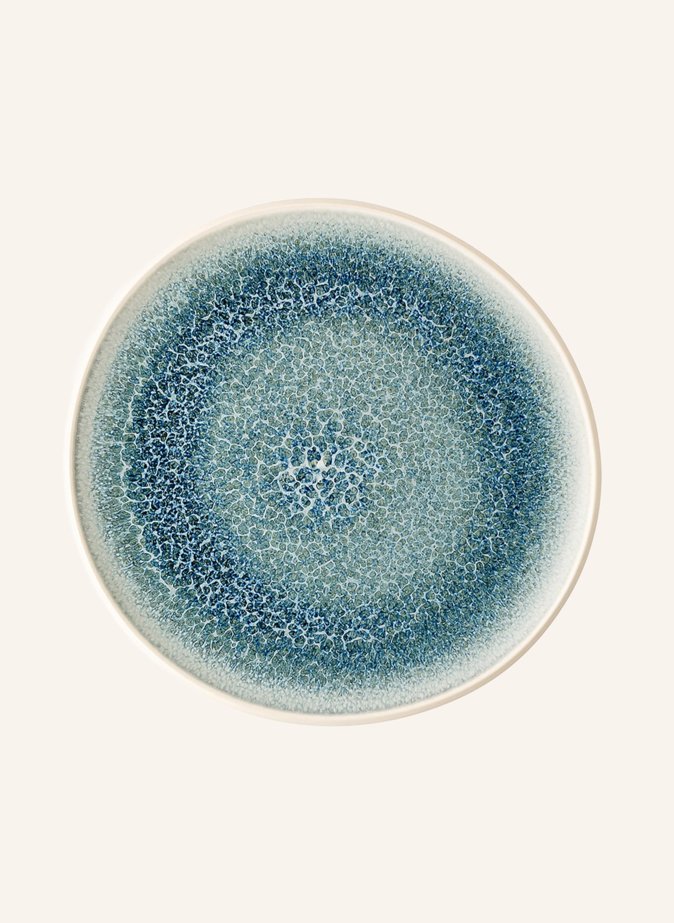 Rosenthal Set of 6 dessert plates JUNTO AQUAMARINE, Color: BLUE/ CREAM (Image 1)