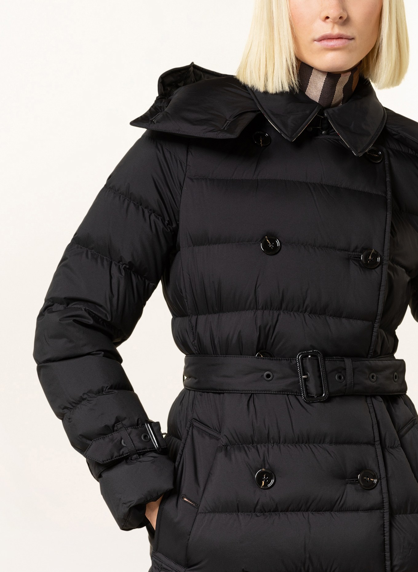 BURBERRY Down coat, Color: BLACK (Image 5)