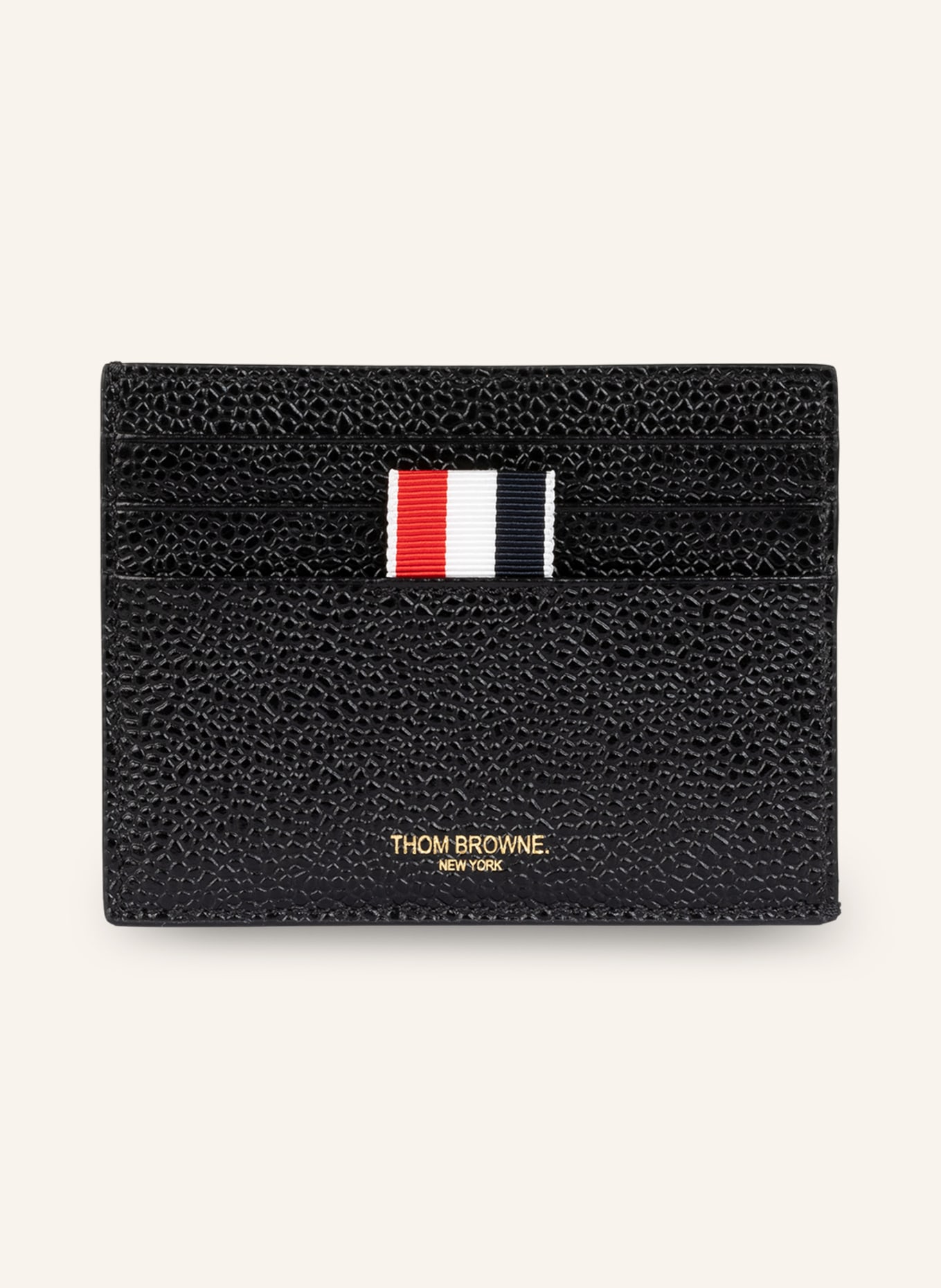 THOM BROWNE. Kartenetui: SCHWARZ
