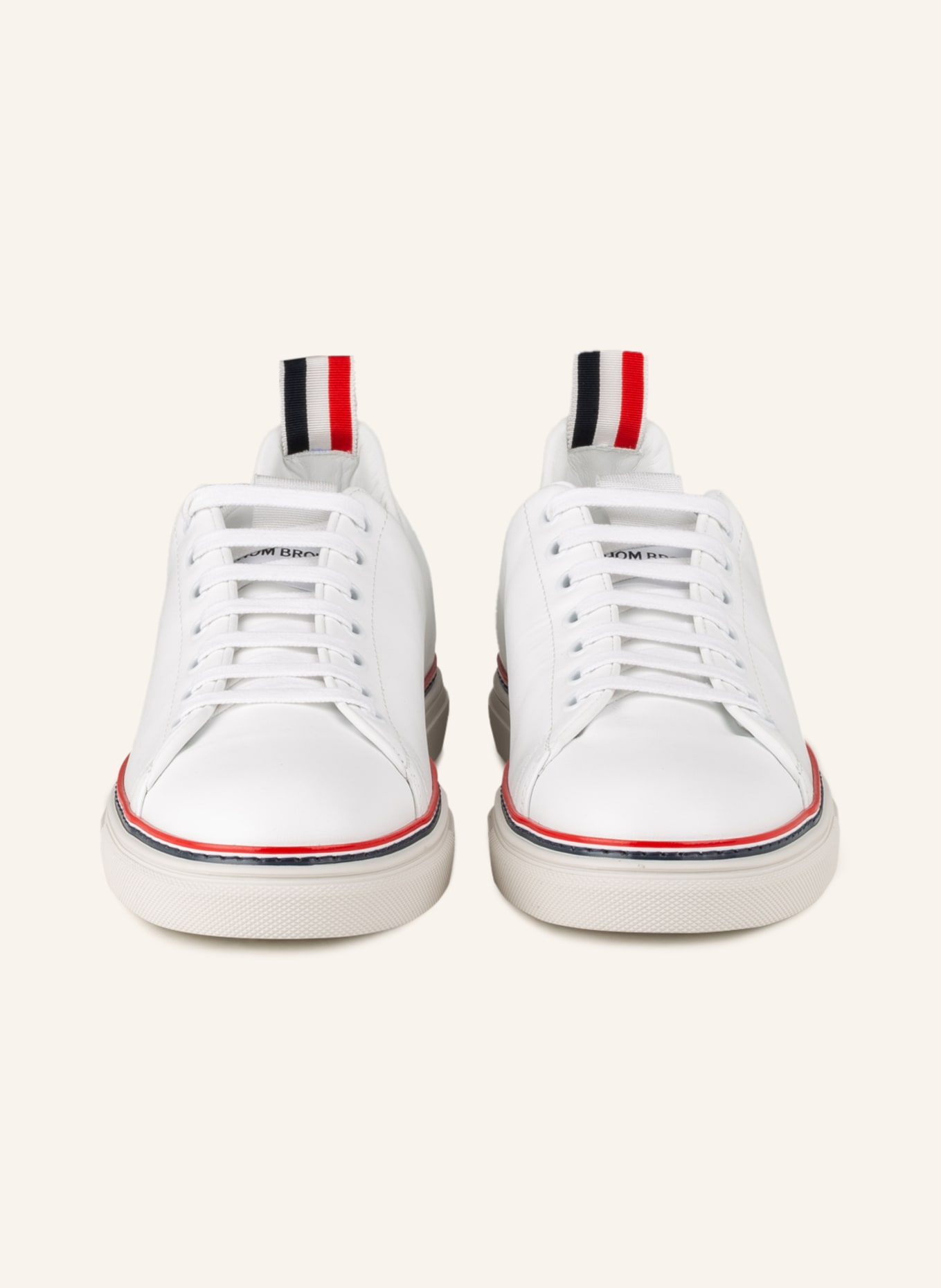 THOM BROWNE. Sneakers, Color: WHITE/ RED (Image 3)