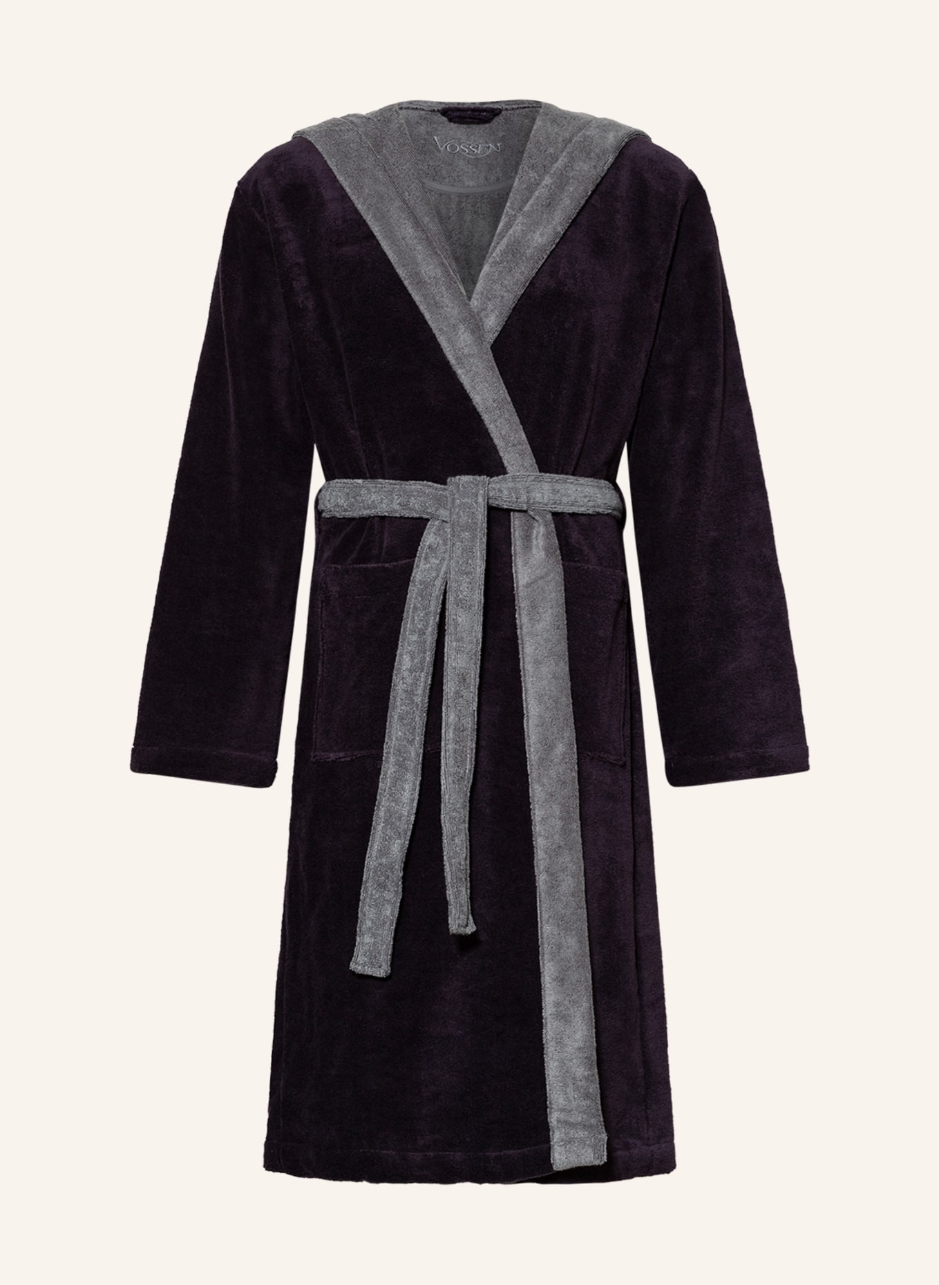 VOSSEN Koupací plášť unisex POPPY s kapucí , Barva: TMAVĚ MODRÁ (Obrázek 1)