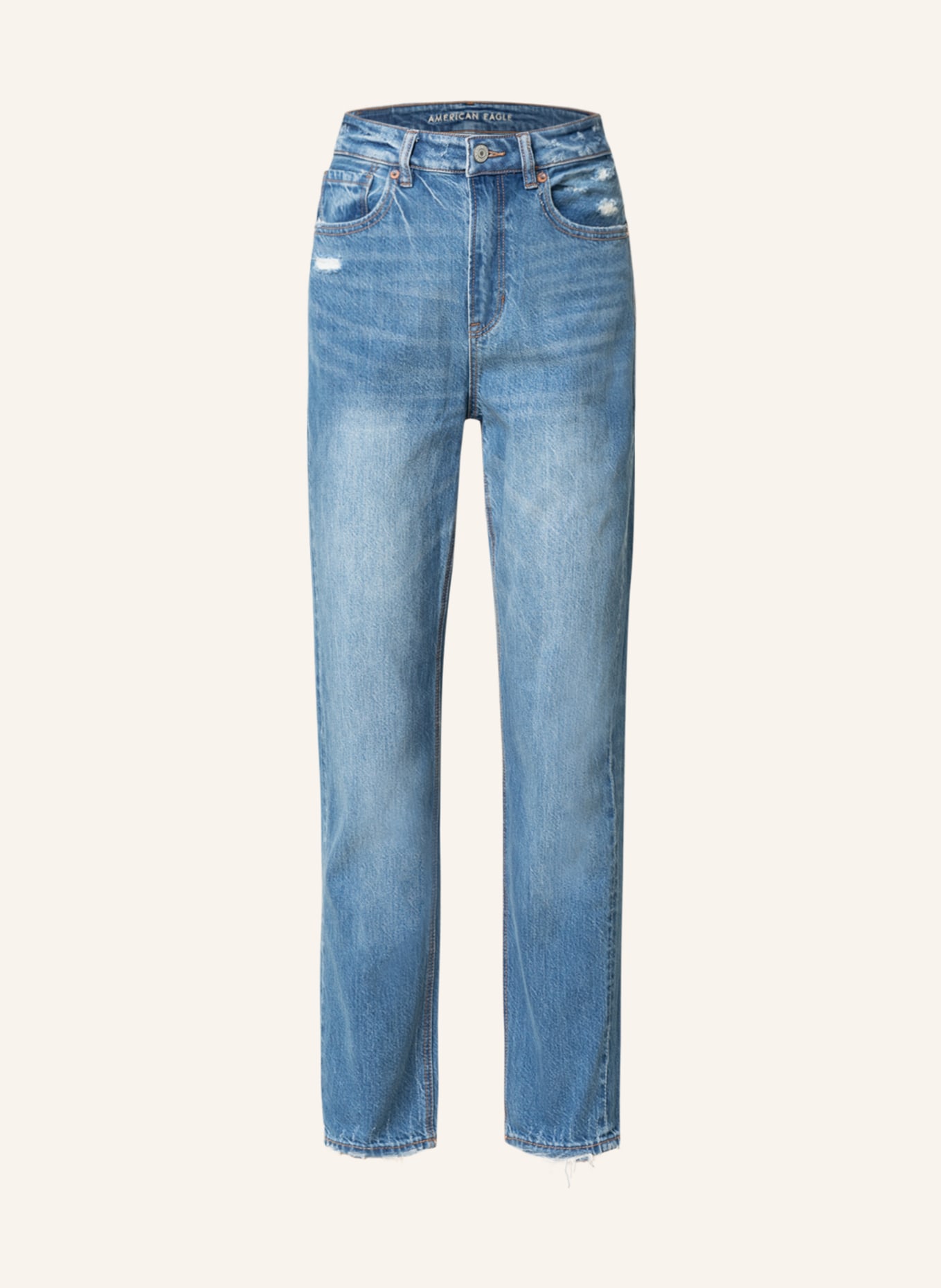 AMERICAN EAGLE Mom jeans, Color: 403 BLUE PATH (Image 1)