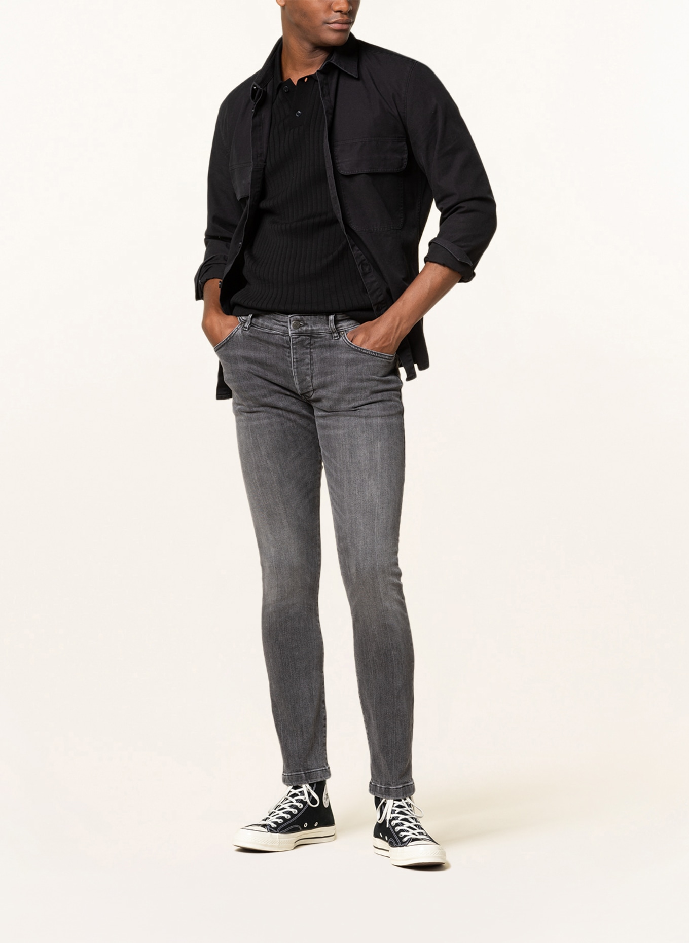 DRYKORN Jeans JAZ Slim Fit, Farbe: 6300 GRAU (Bild 2)