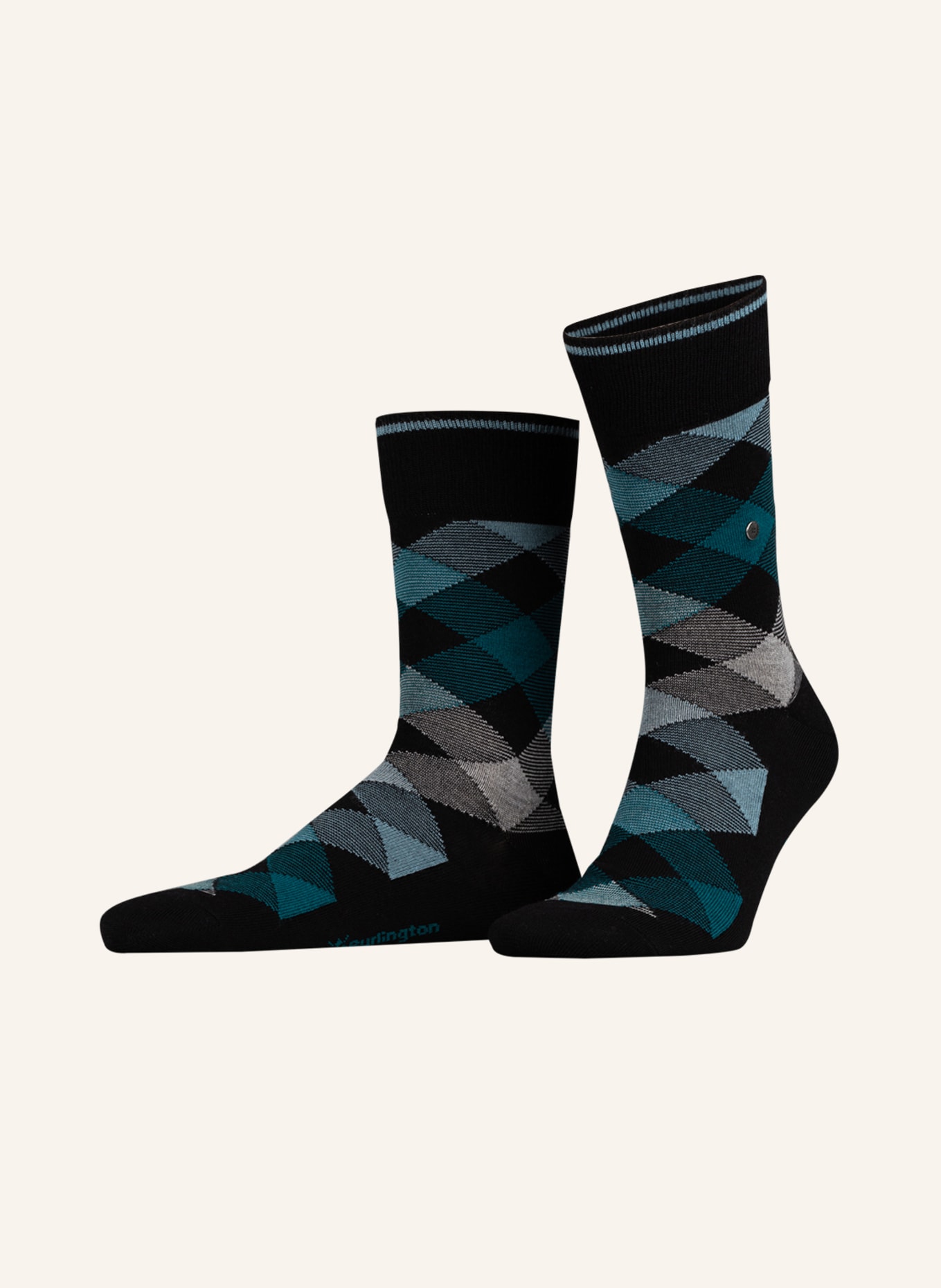 Burlington Ponožky NEWCASTLE, Barva: 3001 BLACK (Obrázek 1)