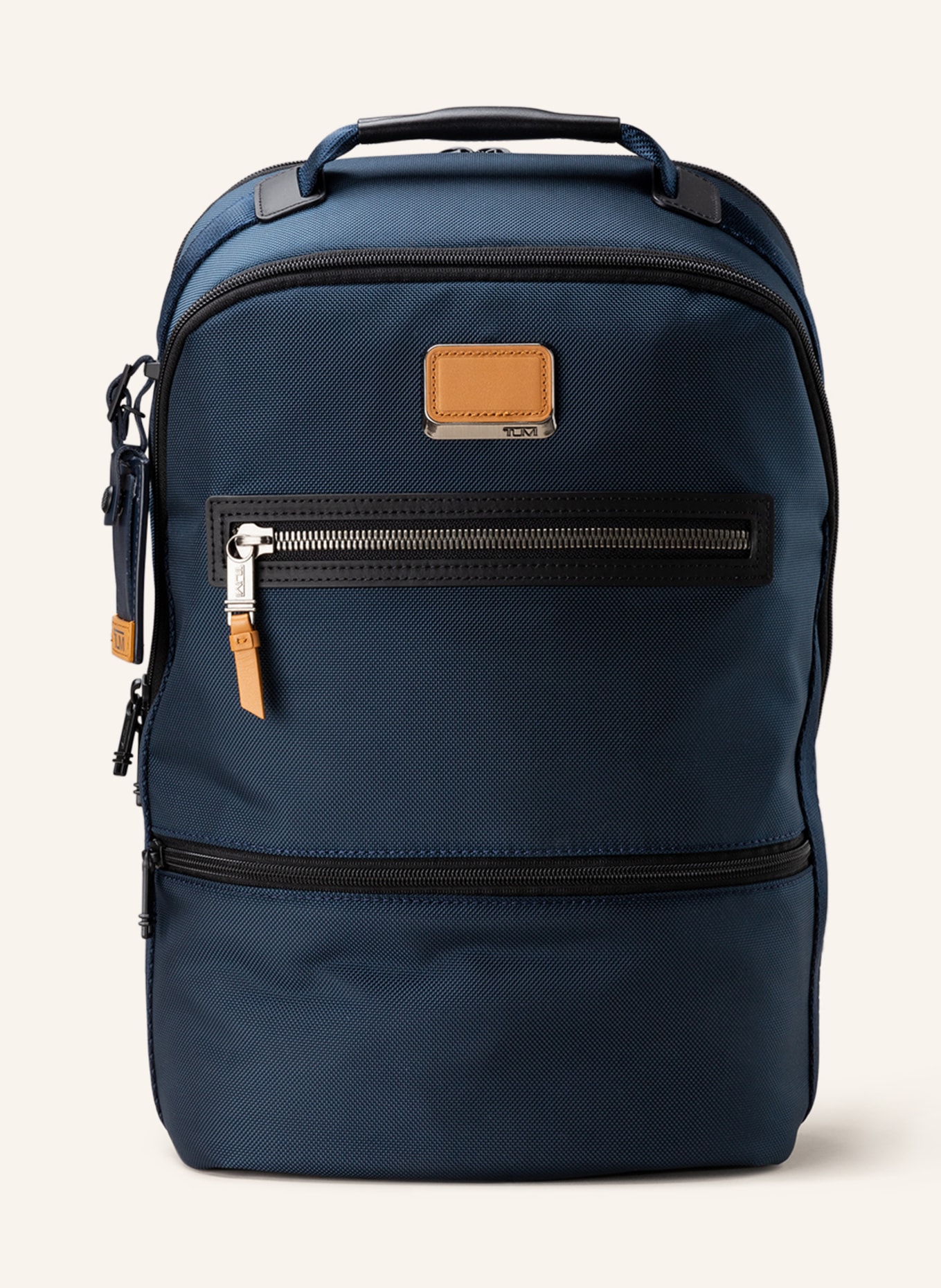 TUMI ALPHA BRAVO backpack ESSENTIAL with laptop compartment, Color: DARK BLUE (Image 1)