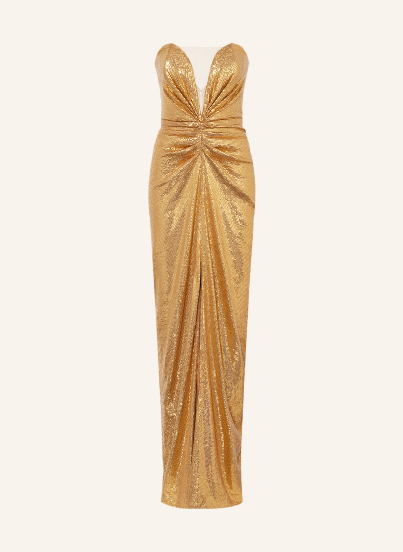 Rhea Costa Abendkleid mit Paillettenbesatz, Farbe: GOLD (Bild 1)