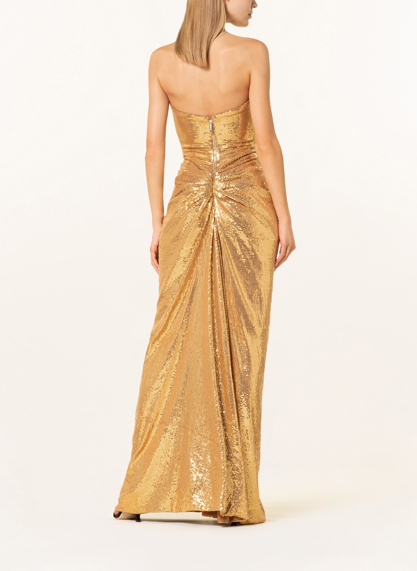 Rhea Costa Abendkleid mit Paillettenbesatz, Farbe: GOLD (Bild 3)