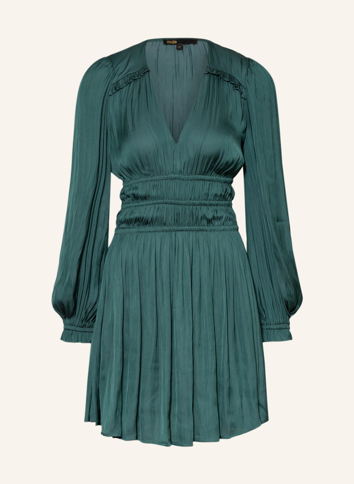 maje Kleid, Farbe: DUNKELGRÜN (Bild 1)