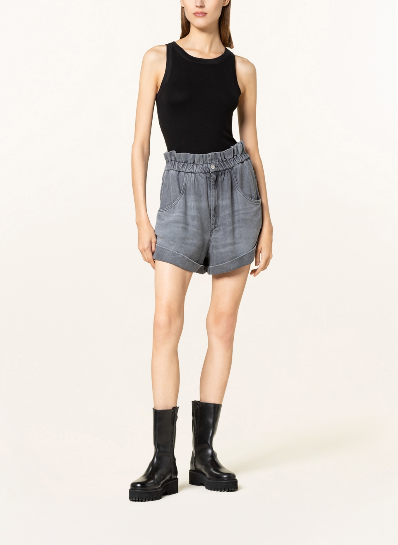 ALLSAINTS Top RINA, Color: BLACK (Image 2)