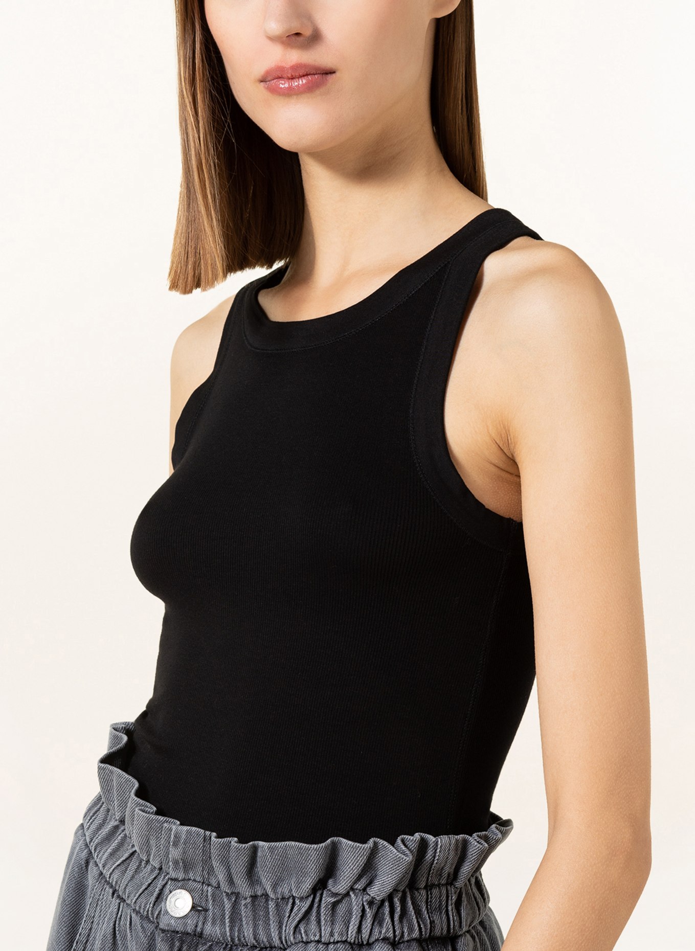 ALLSAINTS Top RINA, Color: BLACK (Image 4)