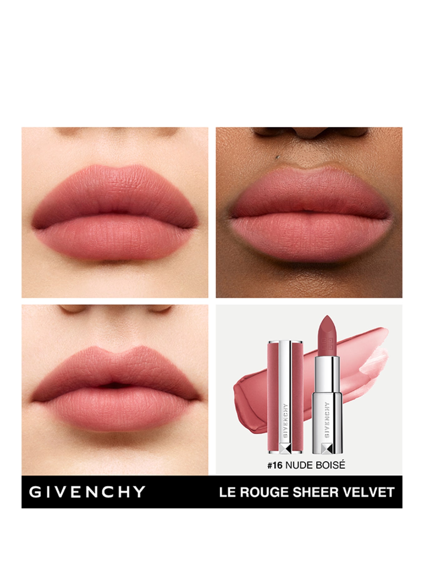 GIVENCHY LE ROUGE INTERDIT SHEER VELVET: N16