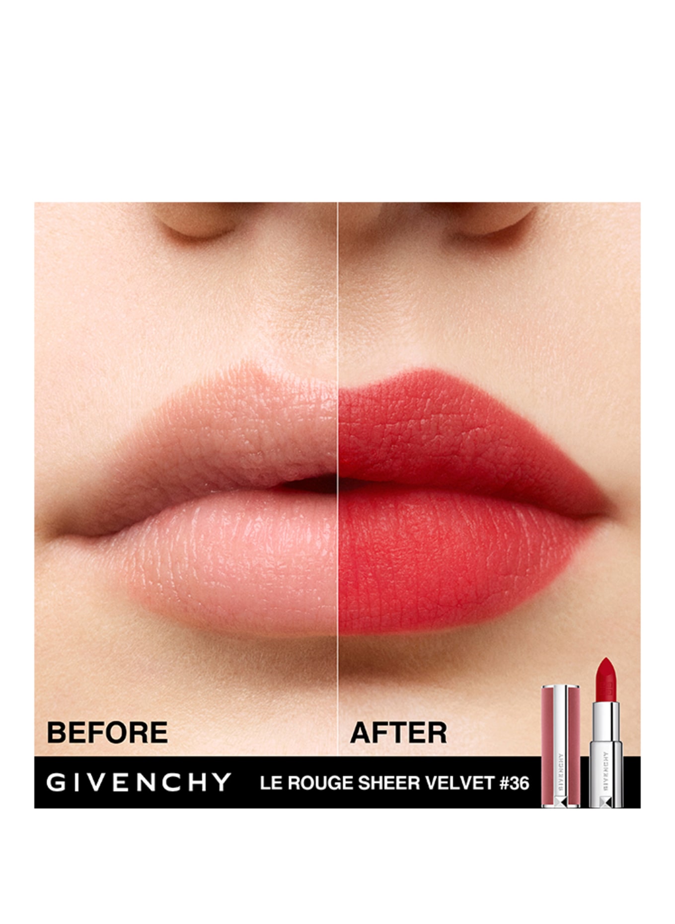 GIVENCHY LE ROUGE INTERDIT SHEER VELVET: N36