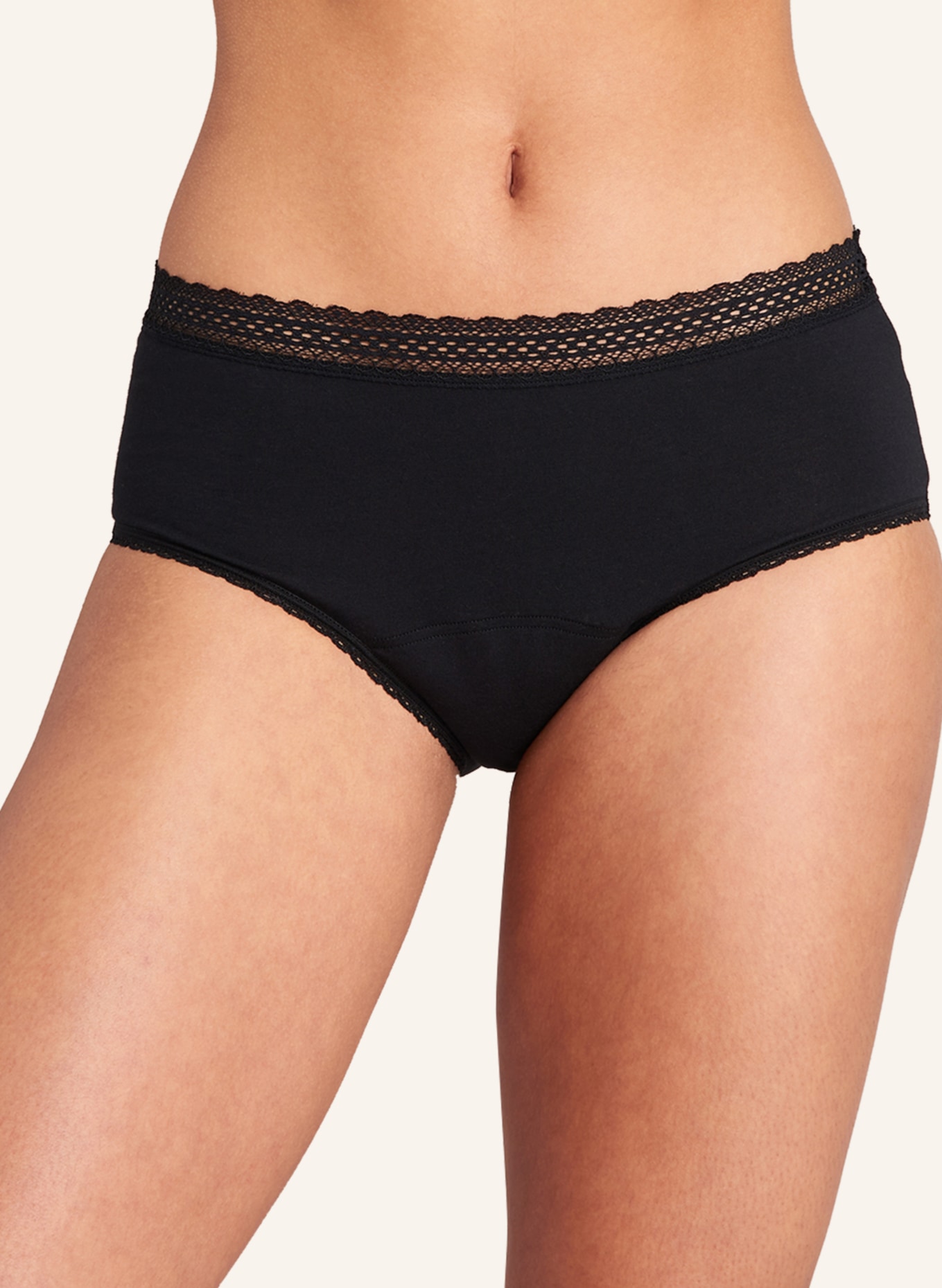 SCHIESSER 2-pack period panties SECRET CARE, Color: BLACK (Image 4)