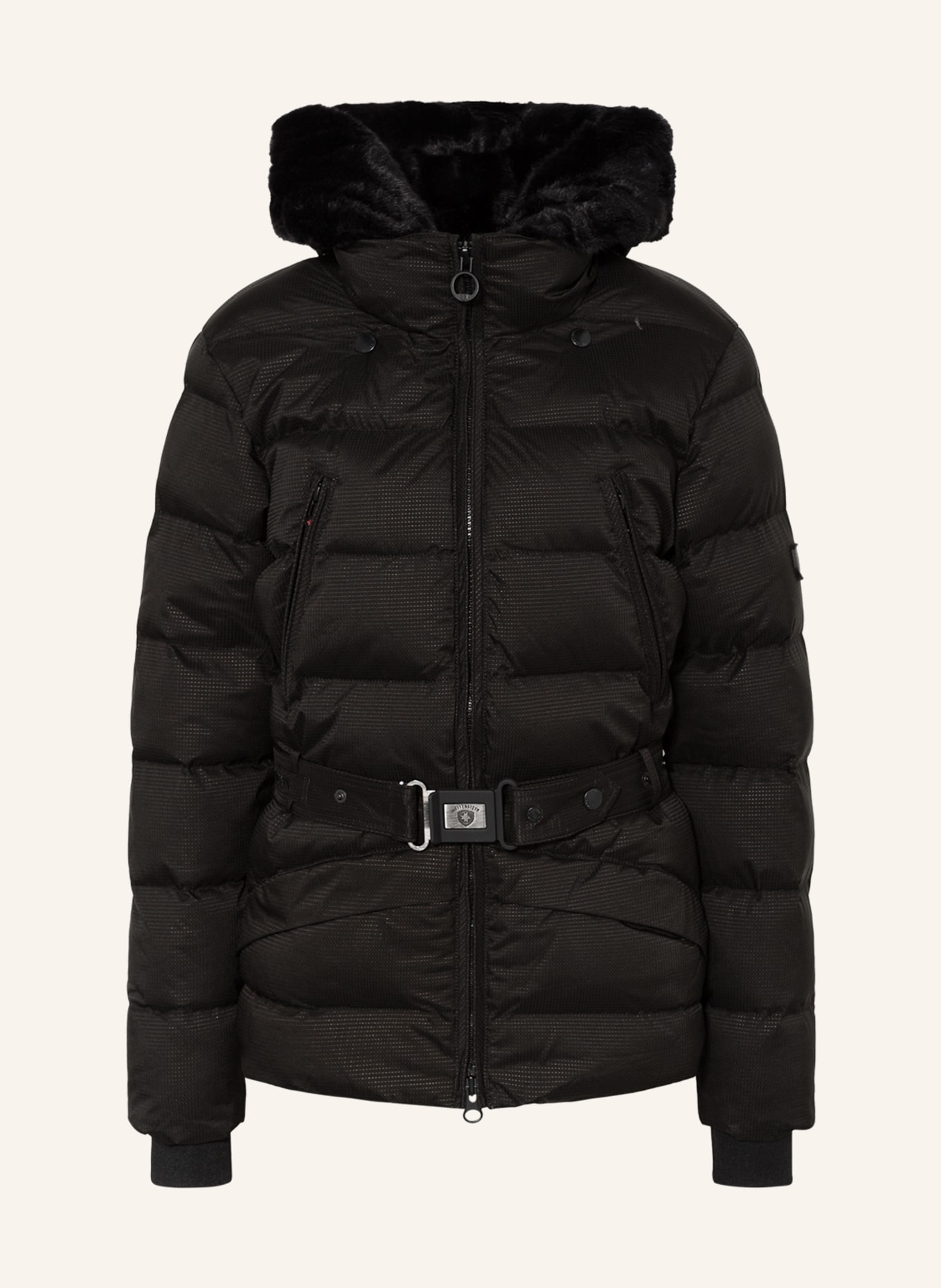 WELLENSTEYN Leather jacket MAYFAIR with removable trim, Color: BLACK (Image 1)