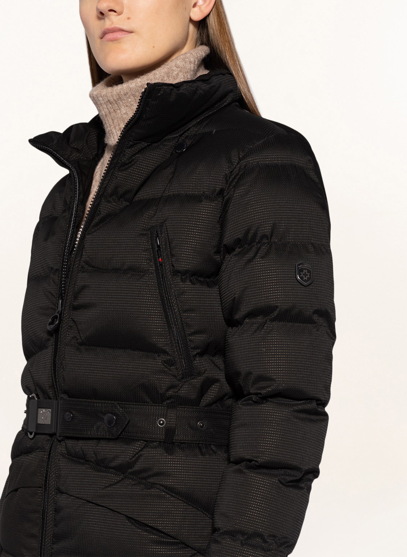 WELLENSTEYN Leather jacket MAYFAIR with removable trim, Color: BLACK (Image 5)