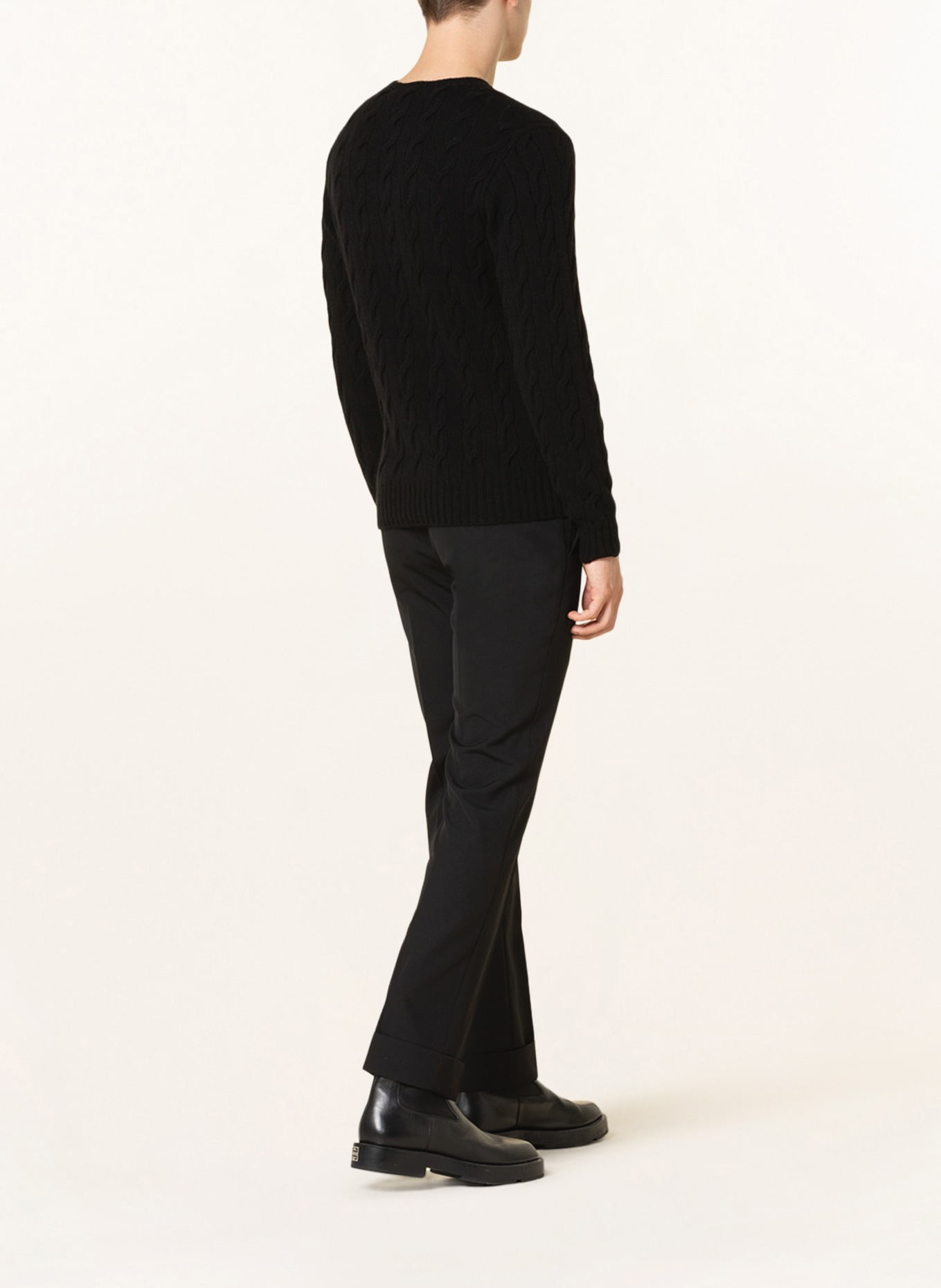 RALPH LAUREN PURPLE LABEL Cashmere sweater, Color: BLACK (Image 4)