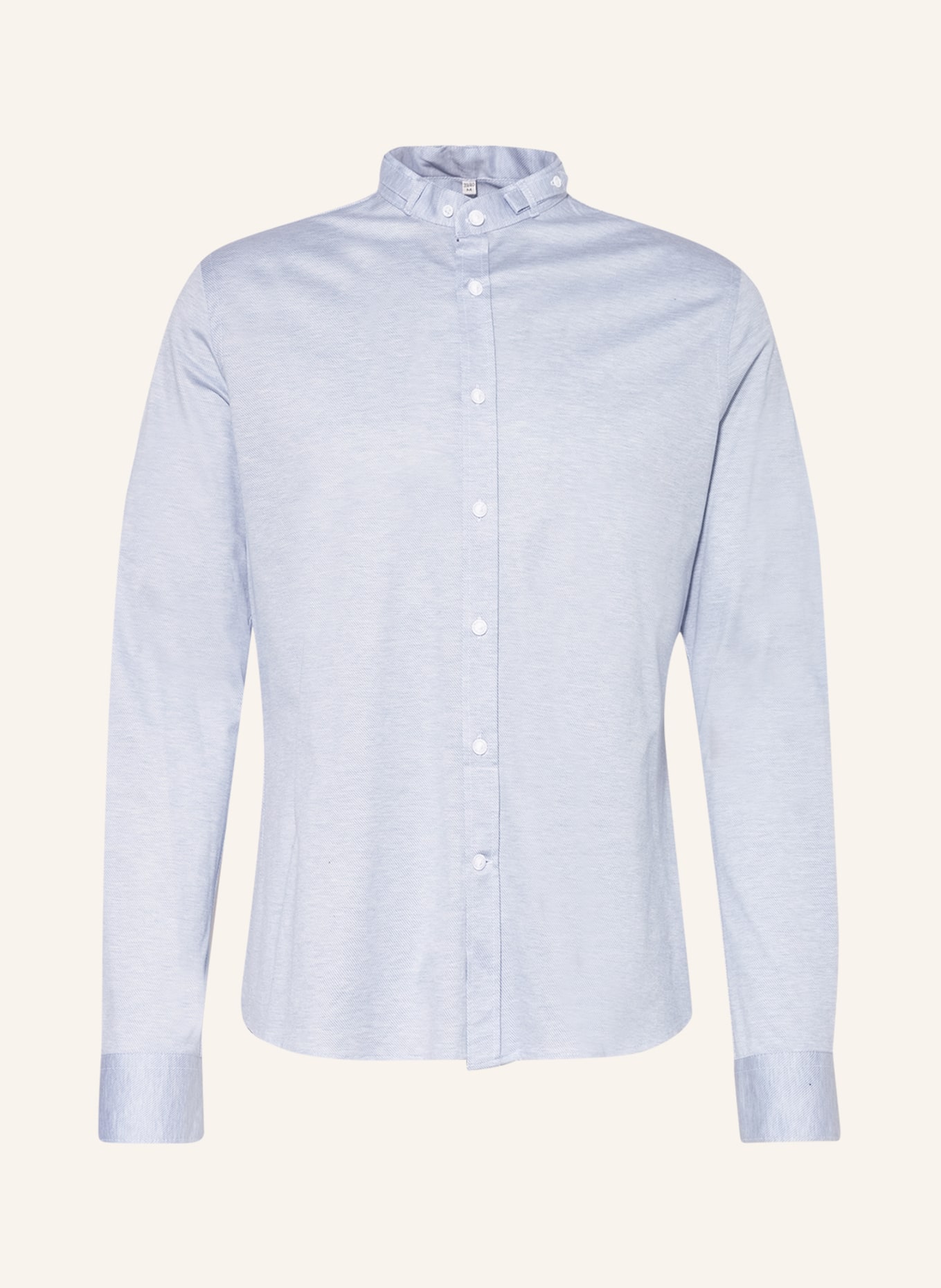 Gottseidank Trachtenhemd LENZ Extra Slim Fit mit Stehkragen, Farbe: HELLBLAU (Bild 1)