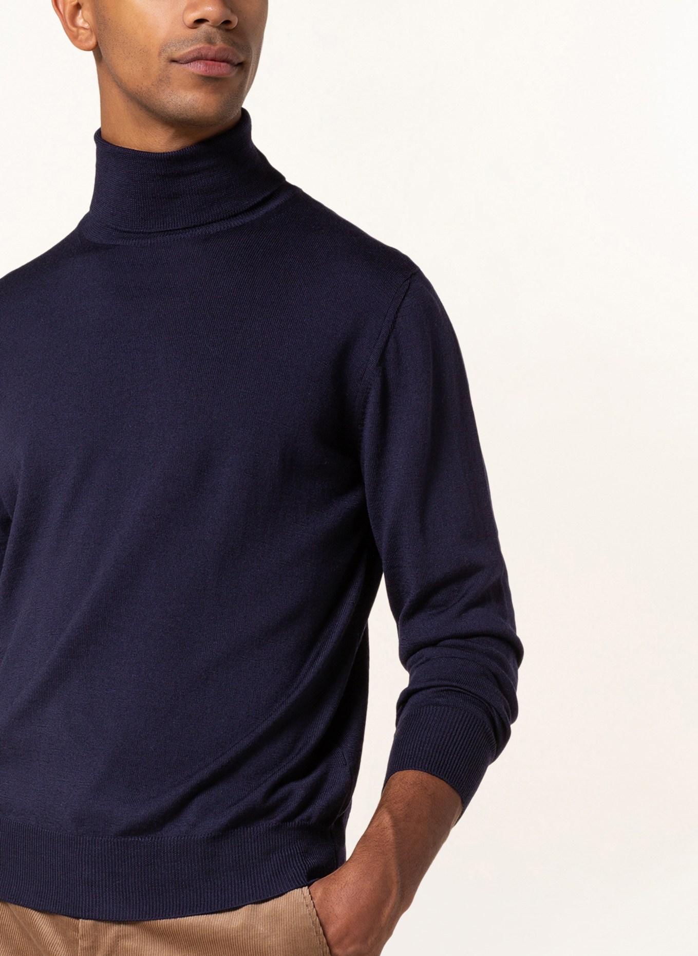 DIGEL Turtleneck sweater FRANCIS, Color: DARK BLUE (Image 4)