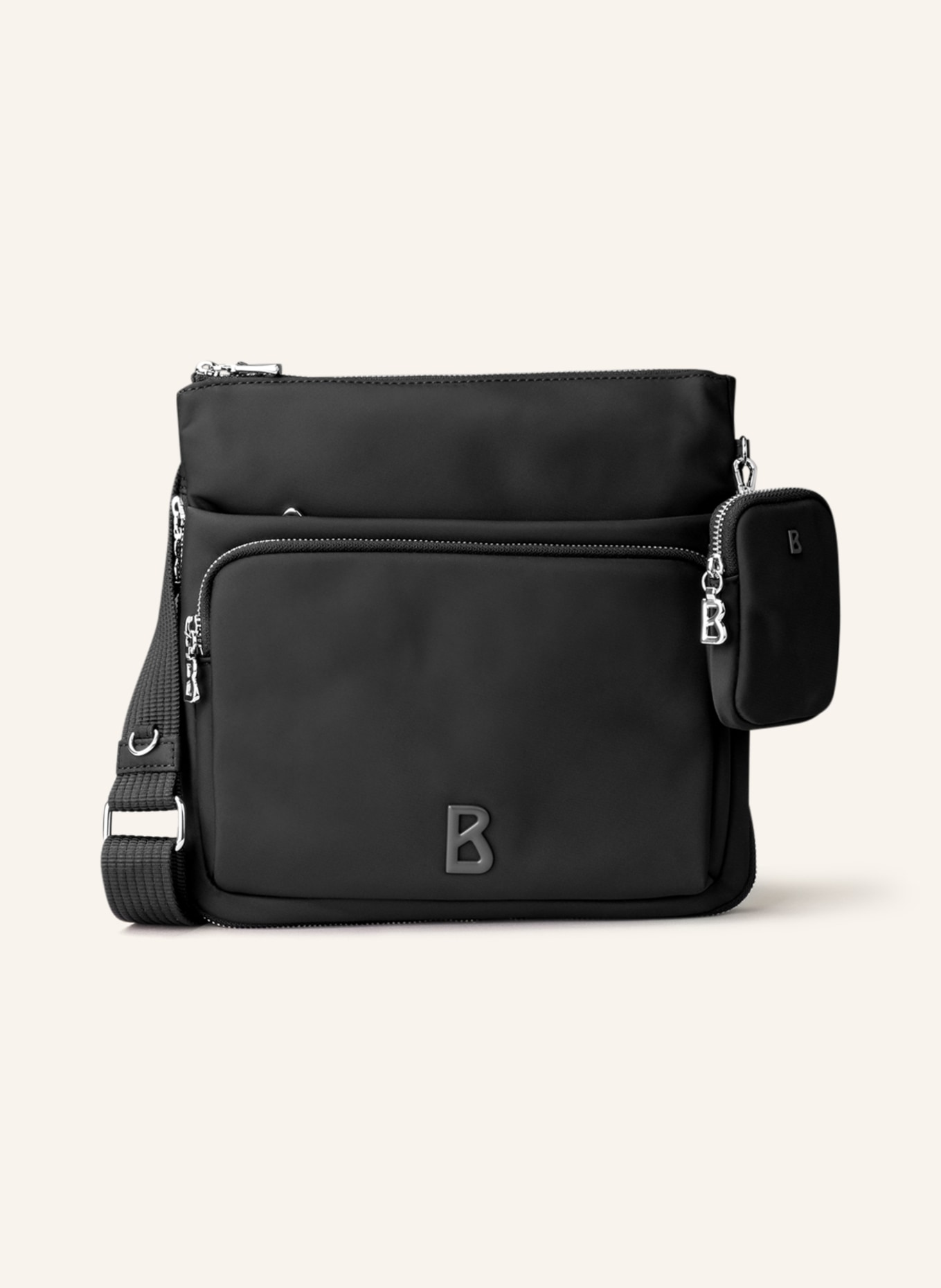 BOGNER Shoulder bag VERBIER PLAY SERENA with detachable key wallet, Color: BLACK (Image 1)
