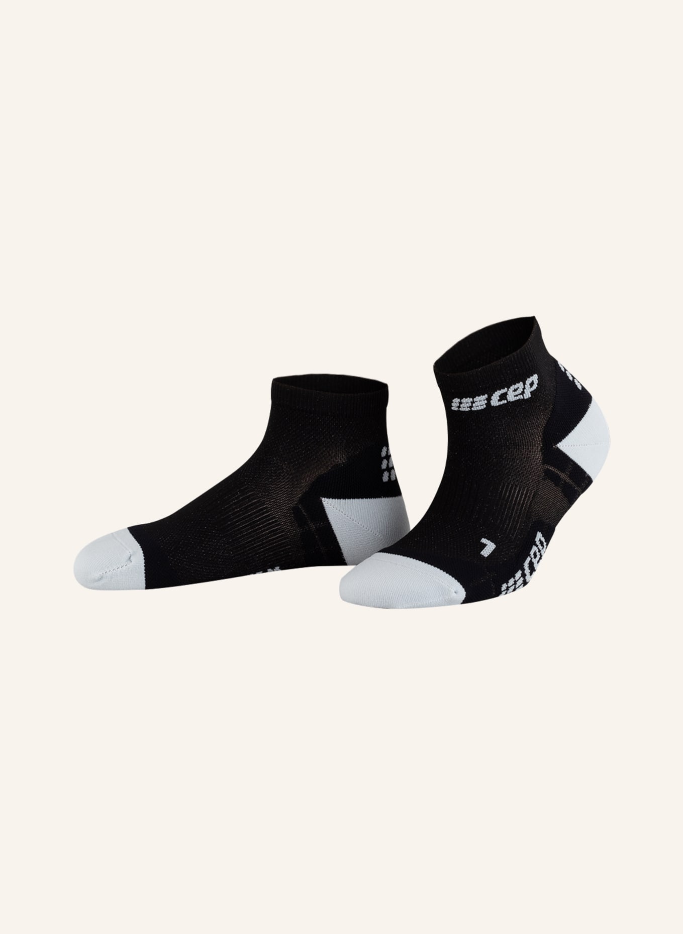 cep Trekking socks COMPRESSION LIGHT , Color: BLACK/ LIGHT GRAY (Image 1)