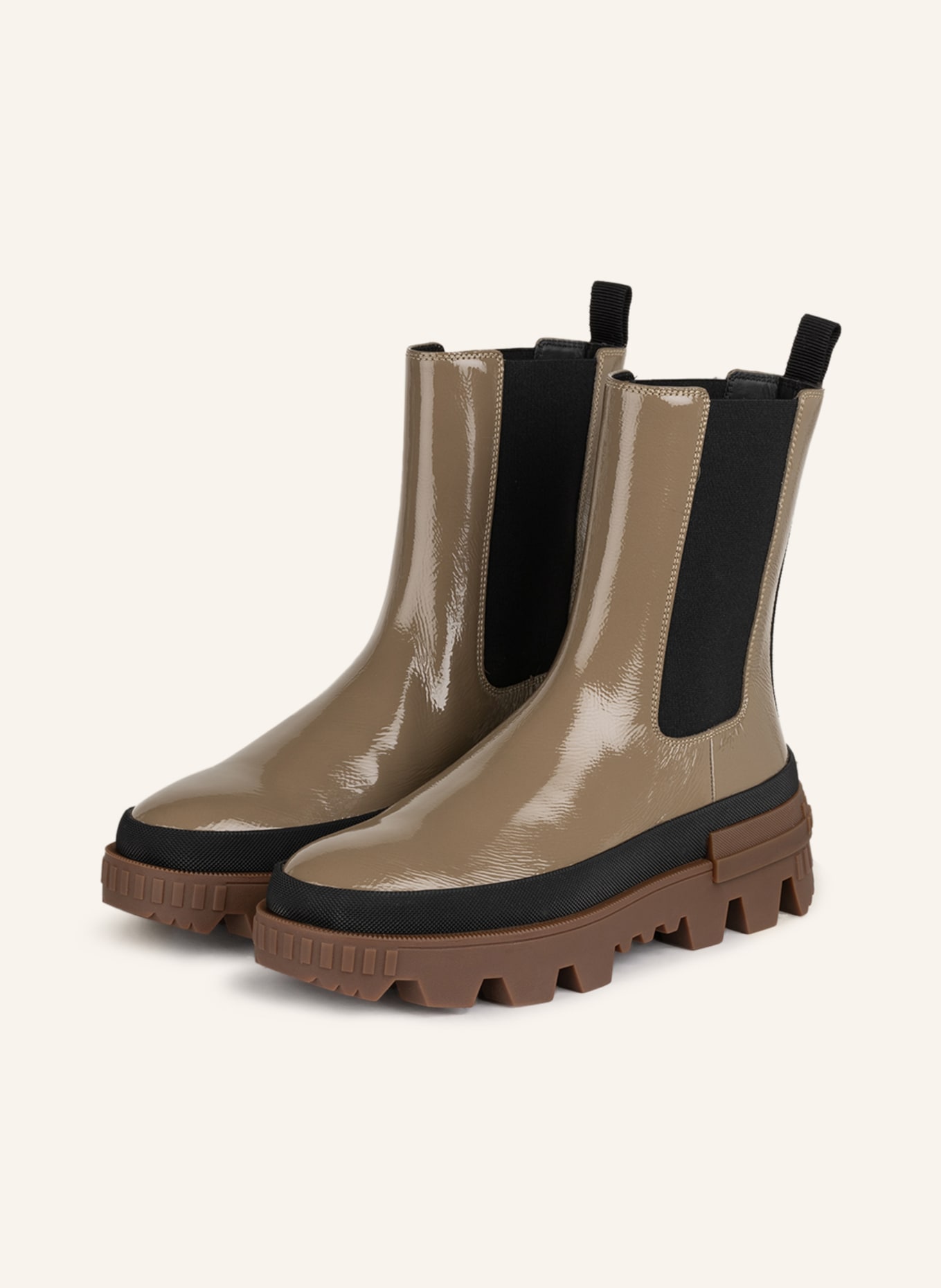MONCLER  boots CORALYNE , Color: BEIGE (Image 1)