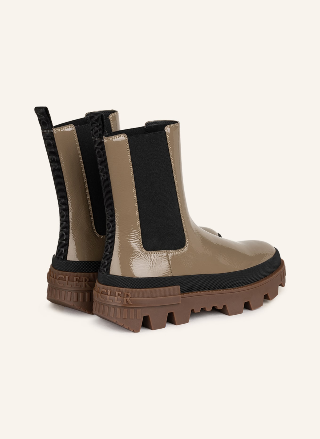 MONCLER Chelsea-Boots CORALYNE, Farbe: BEIGE (Bild 2)