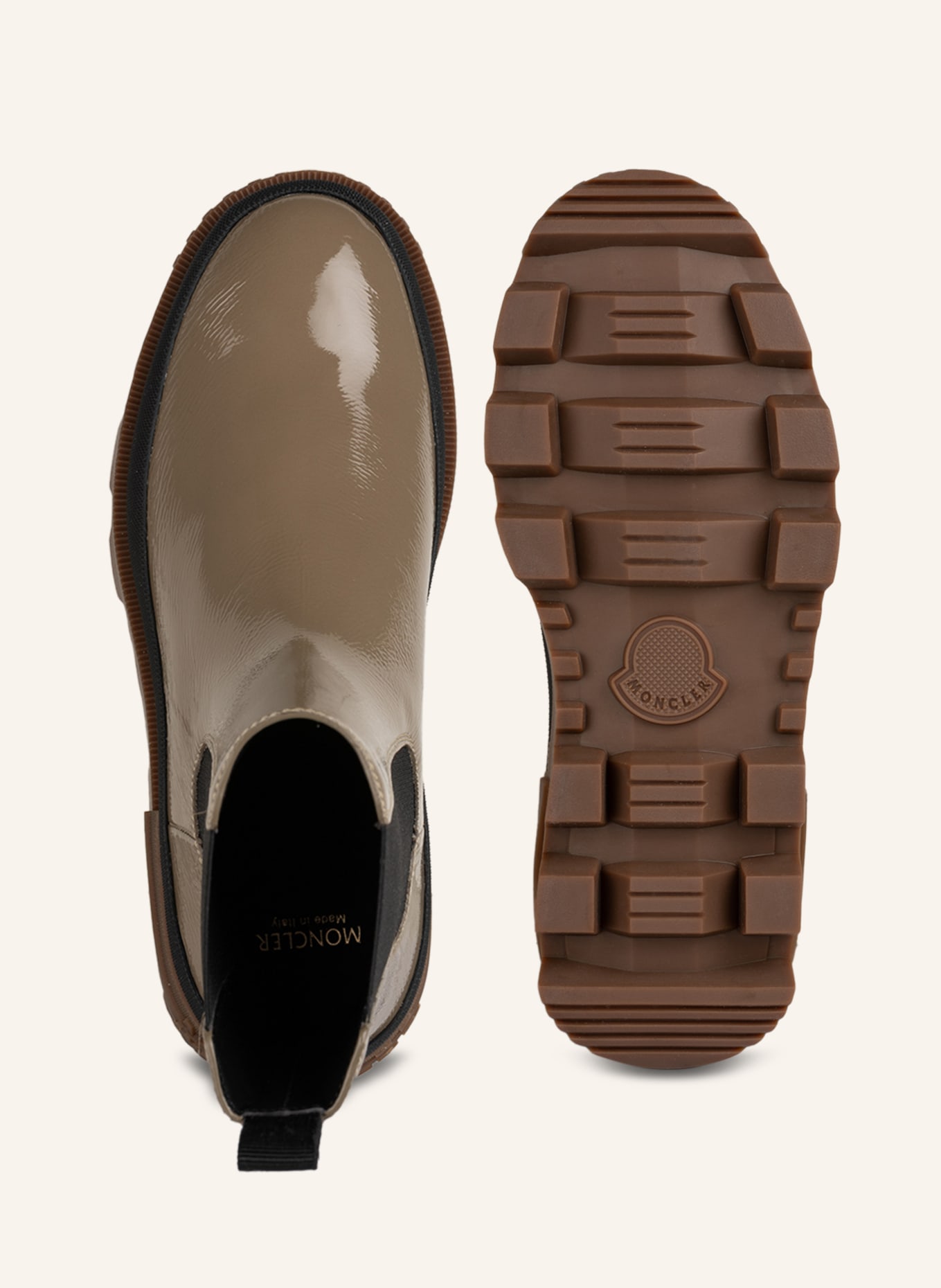 MONCLER Chelsea-Boots CORALYNE, Farbe: BEIGE (Bild 5)