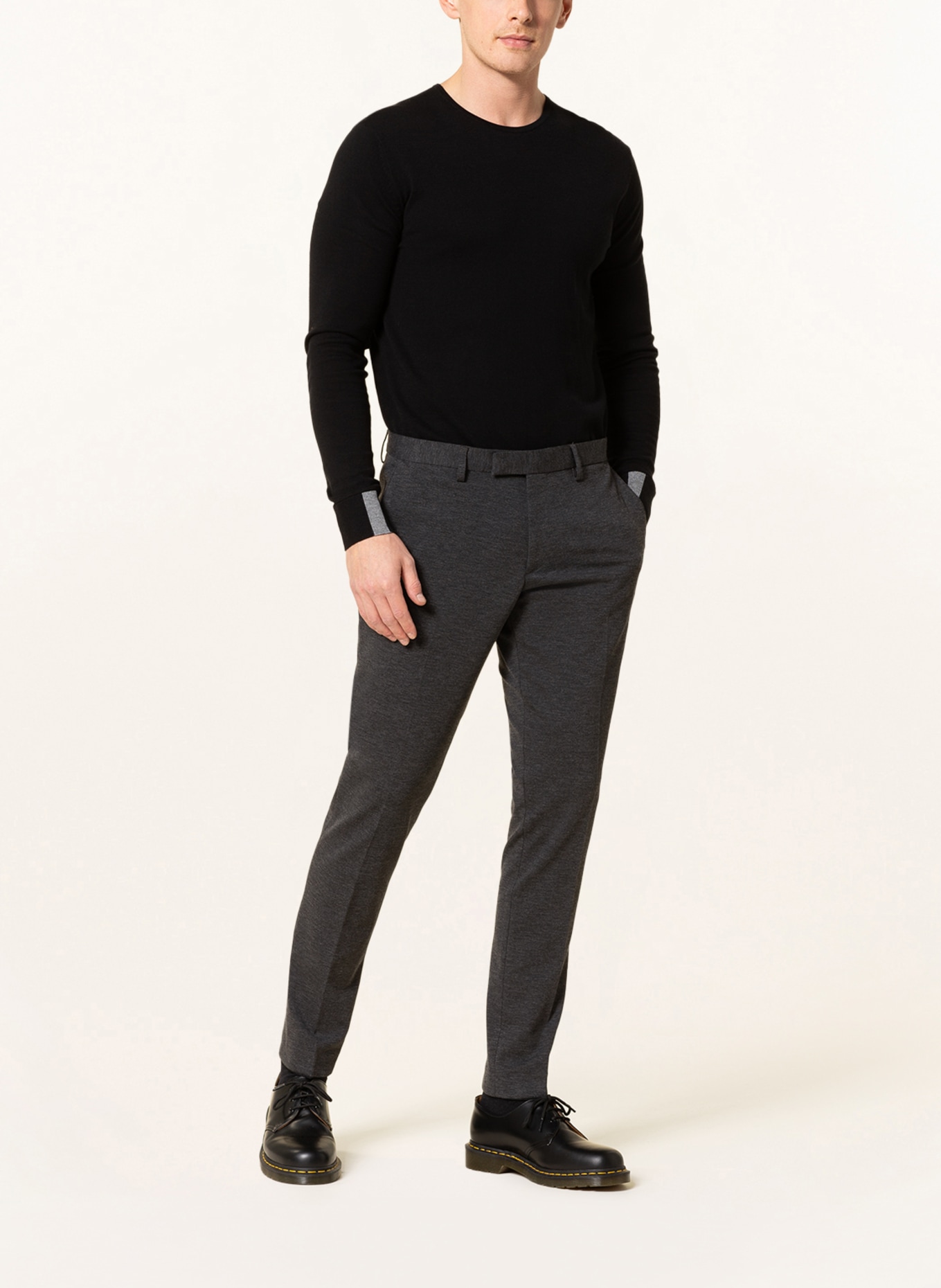 PAUL Spodnie garniturowe slim fit, Kolor: 750 Charcoal (Obrazek 3)