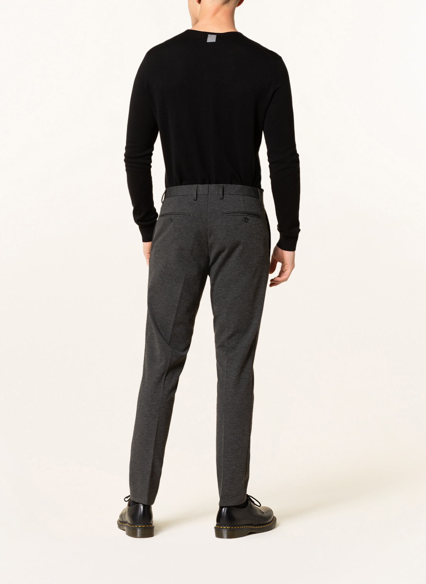 PAUL Spodnie garniturowe slim fit, Kolor: 750 Charcoal (Obrazek 4)