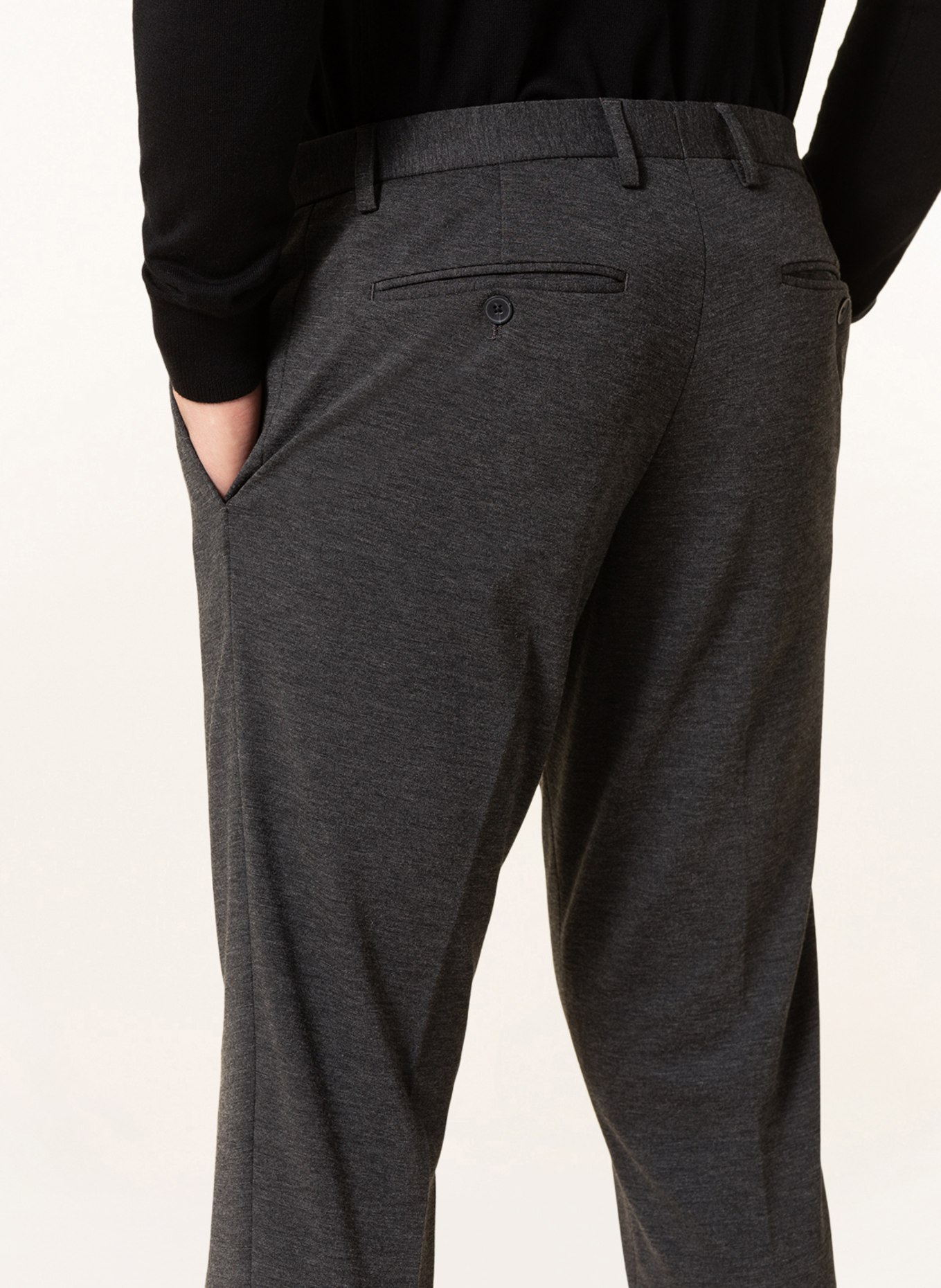 PAUL Spodnie garniturowe slim fit, Kolor: 750 Charcoal (Obrazek 6)