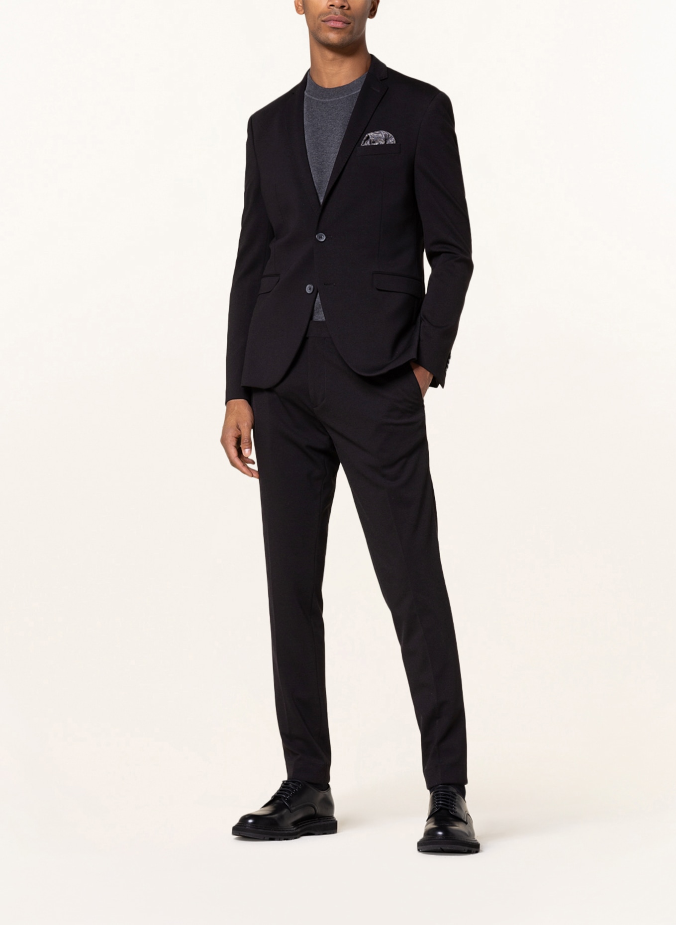 PAUL Suit jacket slim fit, Color: 790 BLACK (Image 2)
