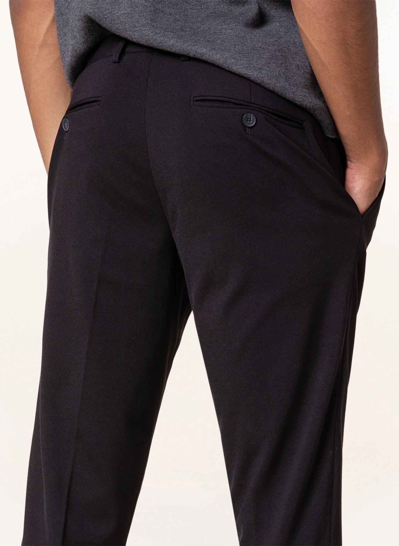PAUL Spodnie garniturowe extra slim fit, Kolor: 790 BLACK (Obrazek 6)