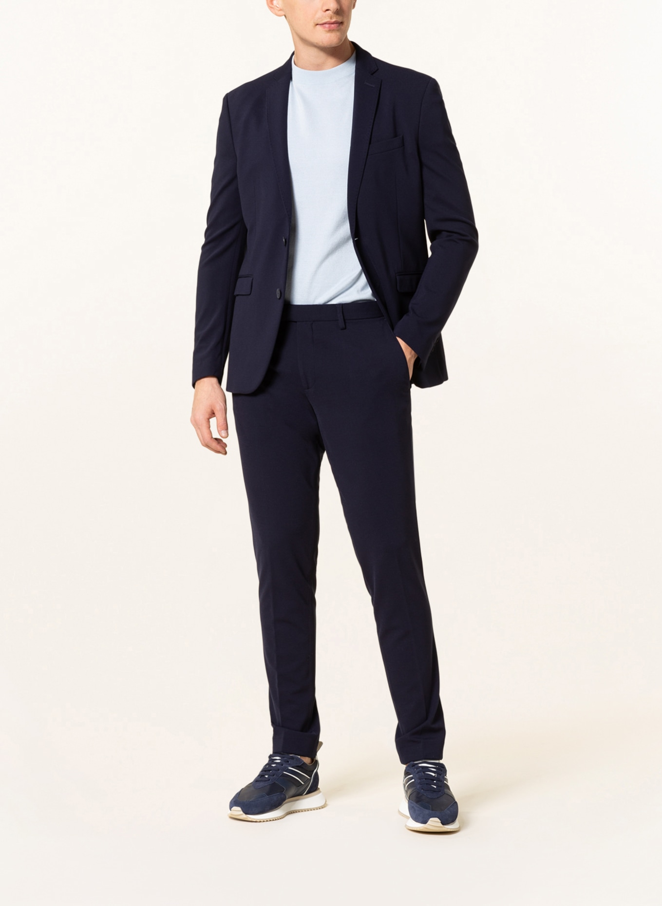 PAUL Spodnie garniturowe extra slim fit, Kolor: 670 DARK BLUE (Obrazek 2)