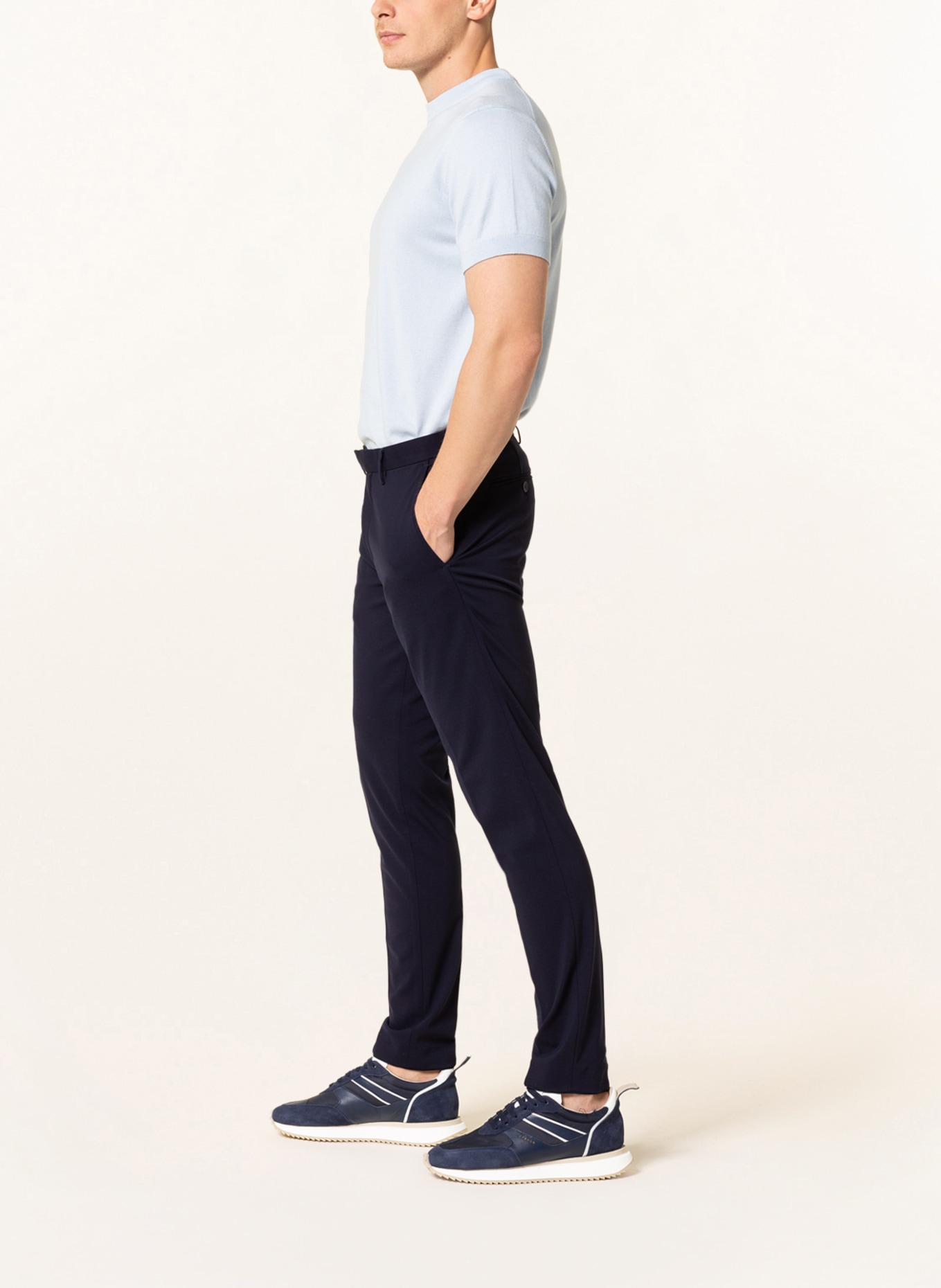 PAUL Spodnie garniturowe extra slim fit, Kolor: 670 DARK BLUE (Obrazek 5)