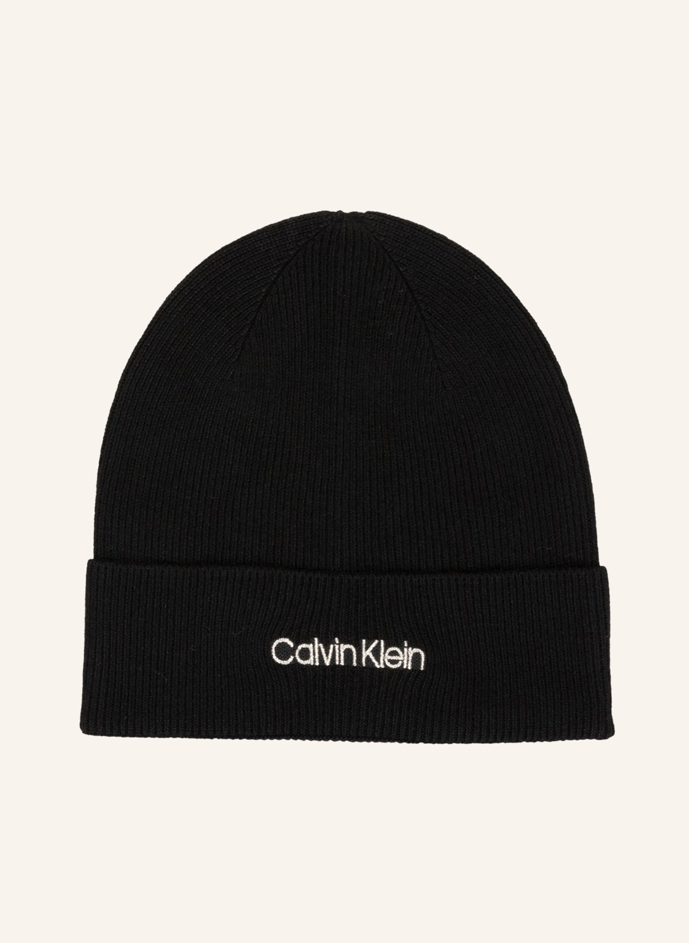 Calvin Klein Beanie, Color: BLACK (Image 1)
