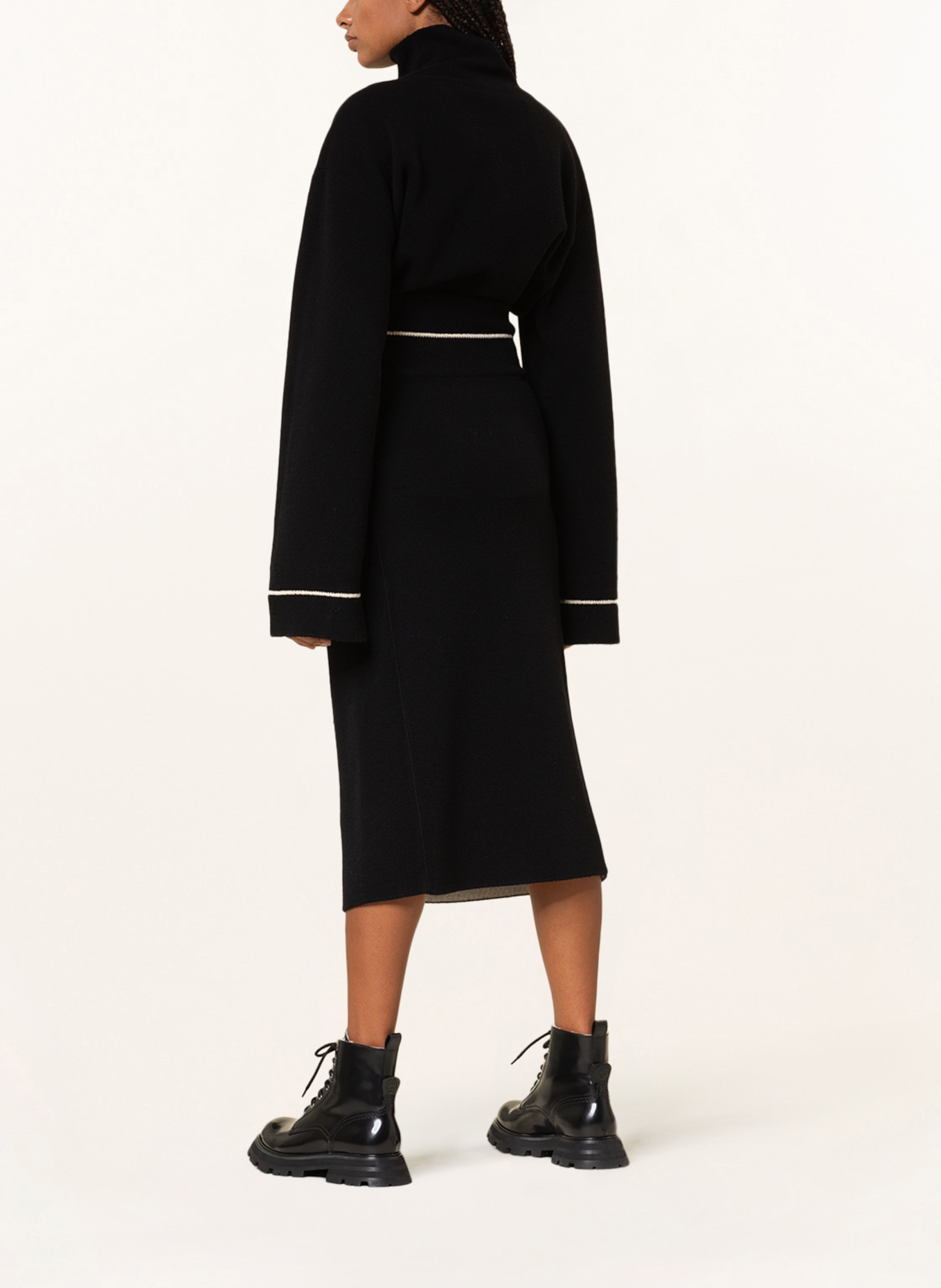 MONCLER GENIUS Knit skirt, Color: BLACK (Image 3)