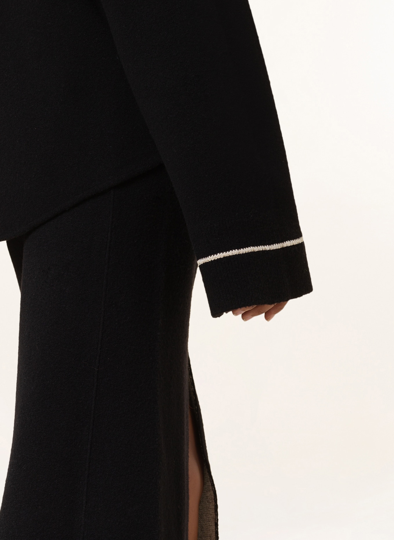 MONCLER GENIUS Knit skirt, Color: BLACK (Image 4)