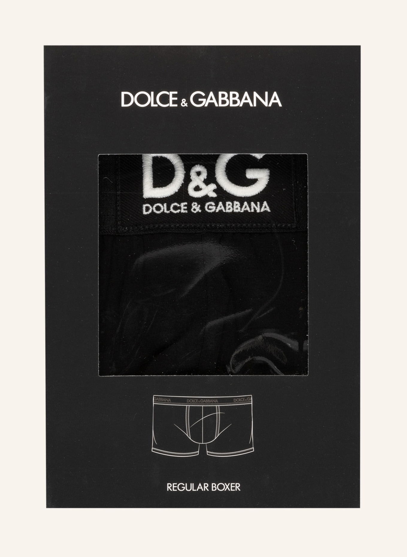 DOLCE & GABBANA Boxershorts, Farbe: SCHWARZ (Bild 3)