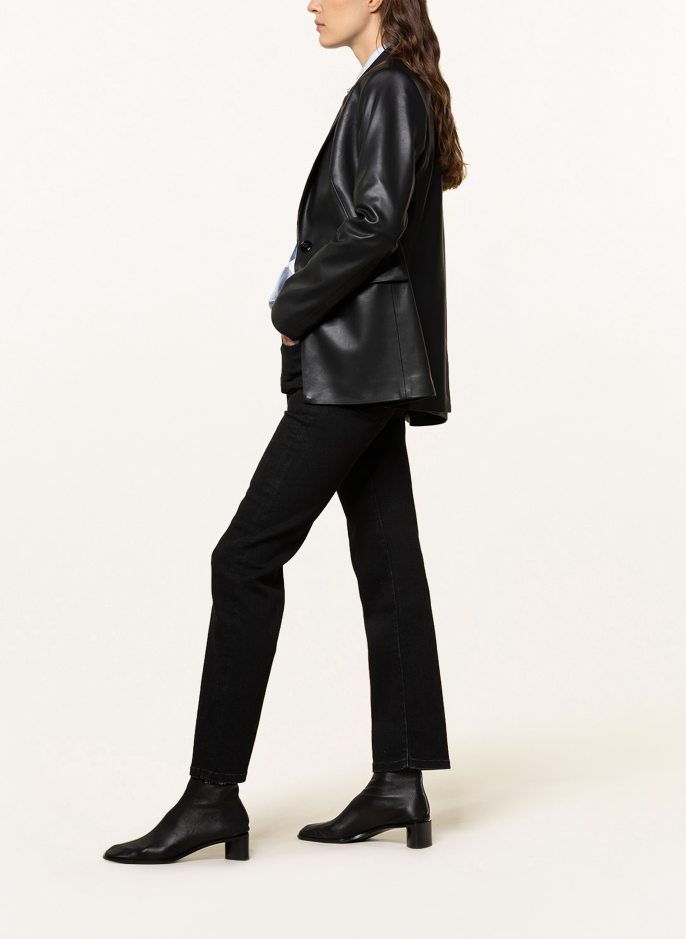 JEANERICA Straight Jeans EIFFEL: black 2 weeks schwarz denim