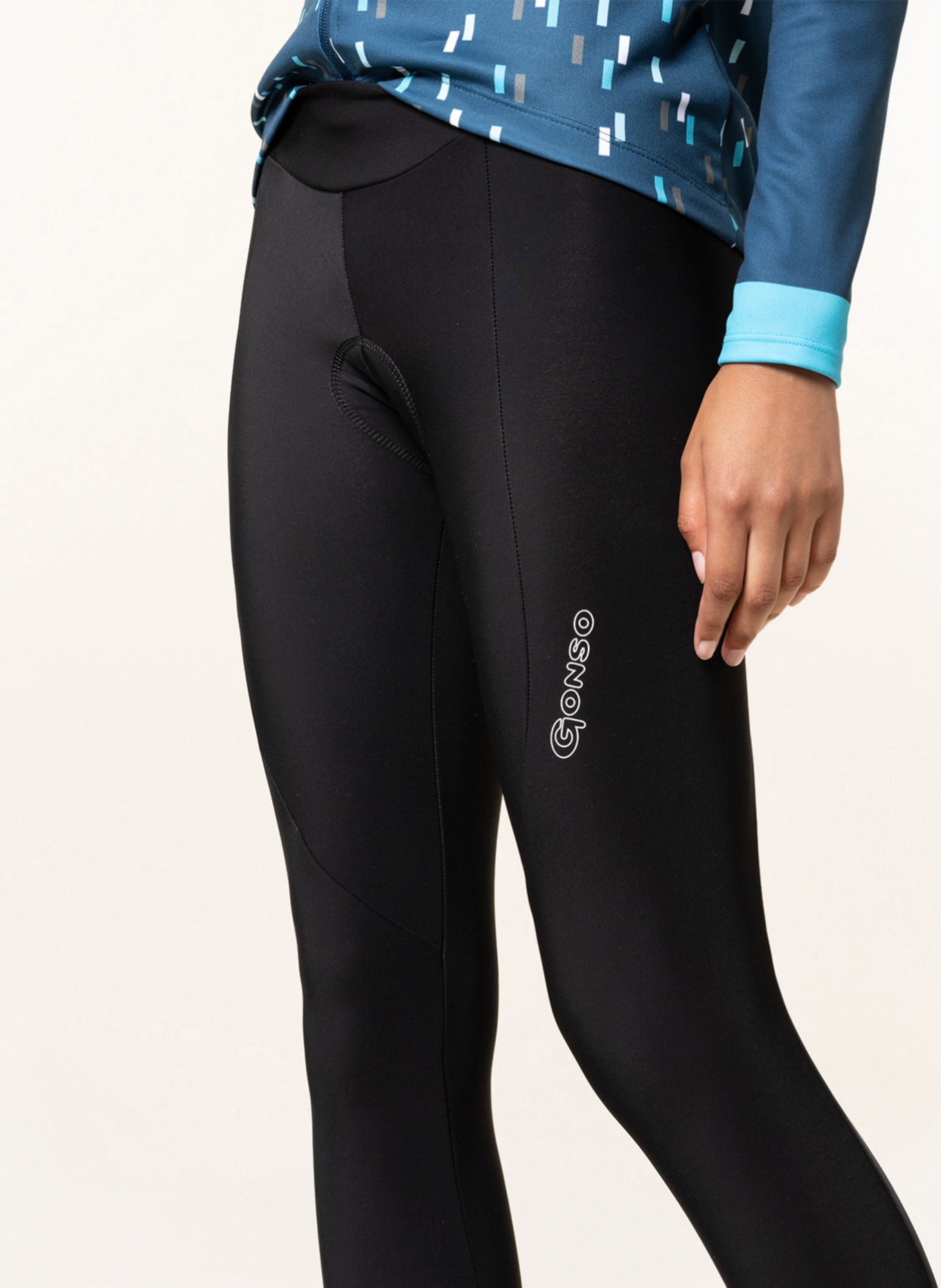 GONSO Cycling shorts in insert black with padded THER