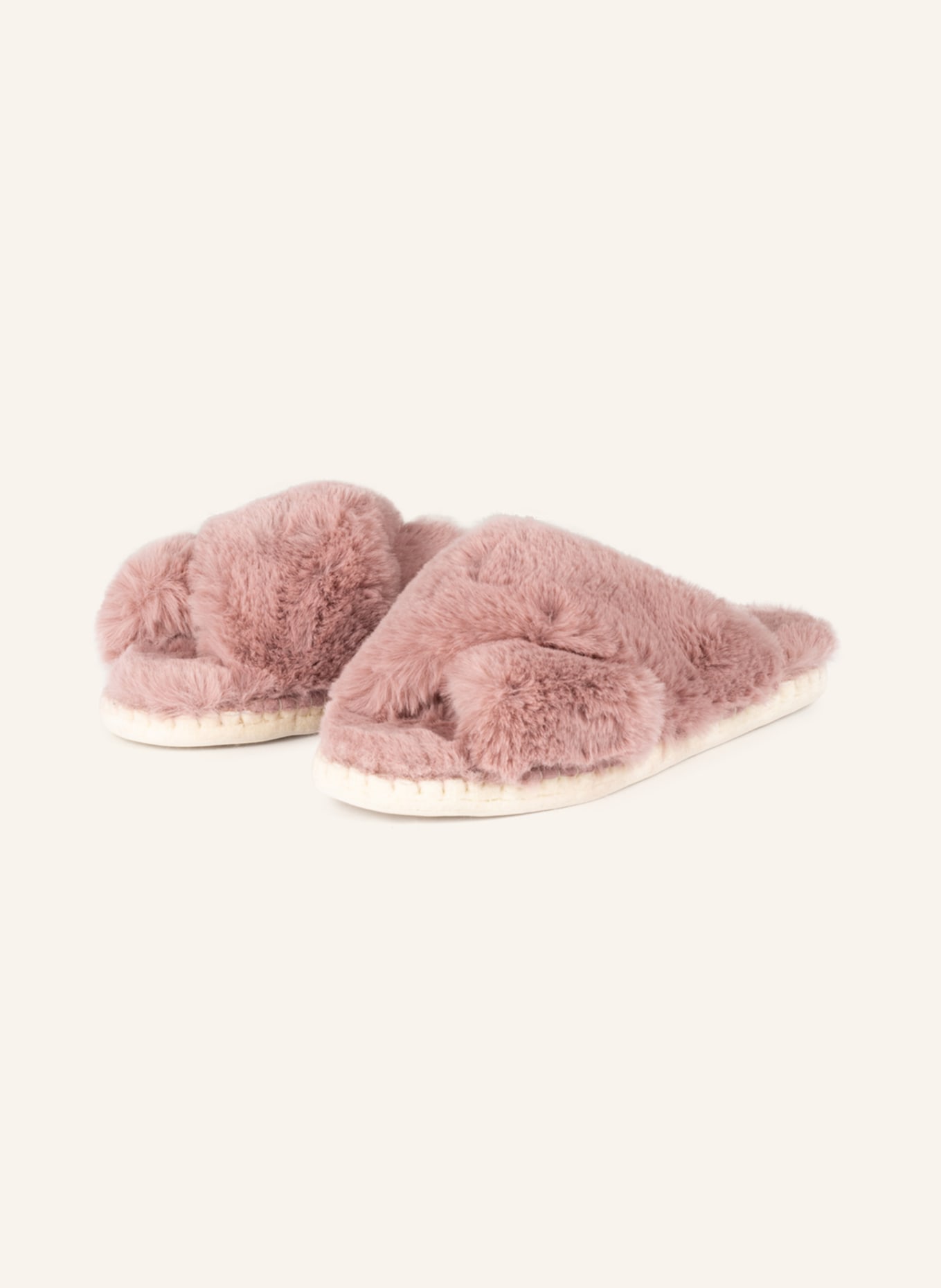 espadrij l'originale Slippers made of faux fur , Color: ROSE (Image 1)