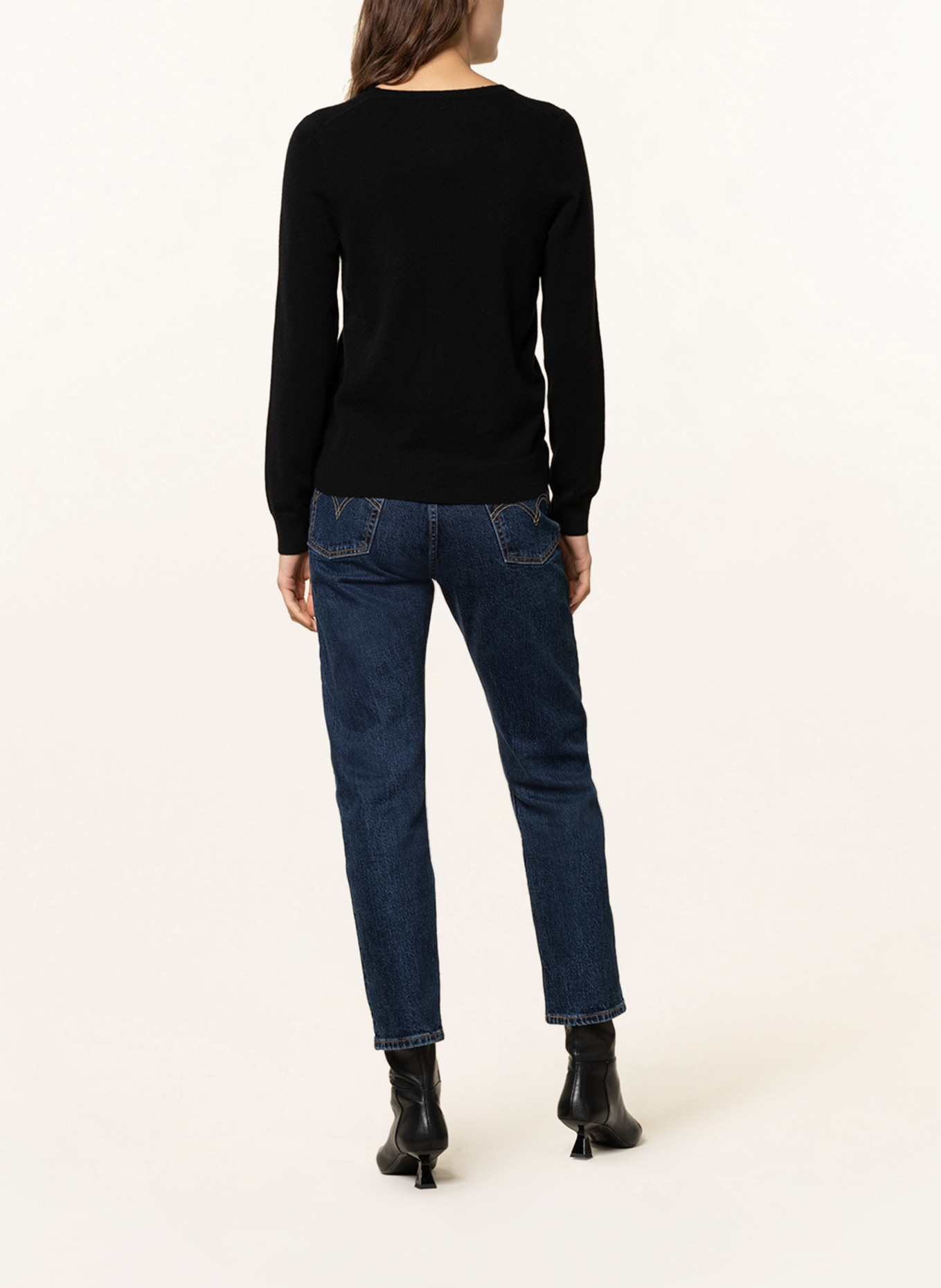 REPEAT Cashmere-Pullover, Farbe: SCHWARZ (Bild 3)