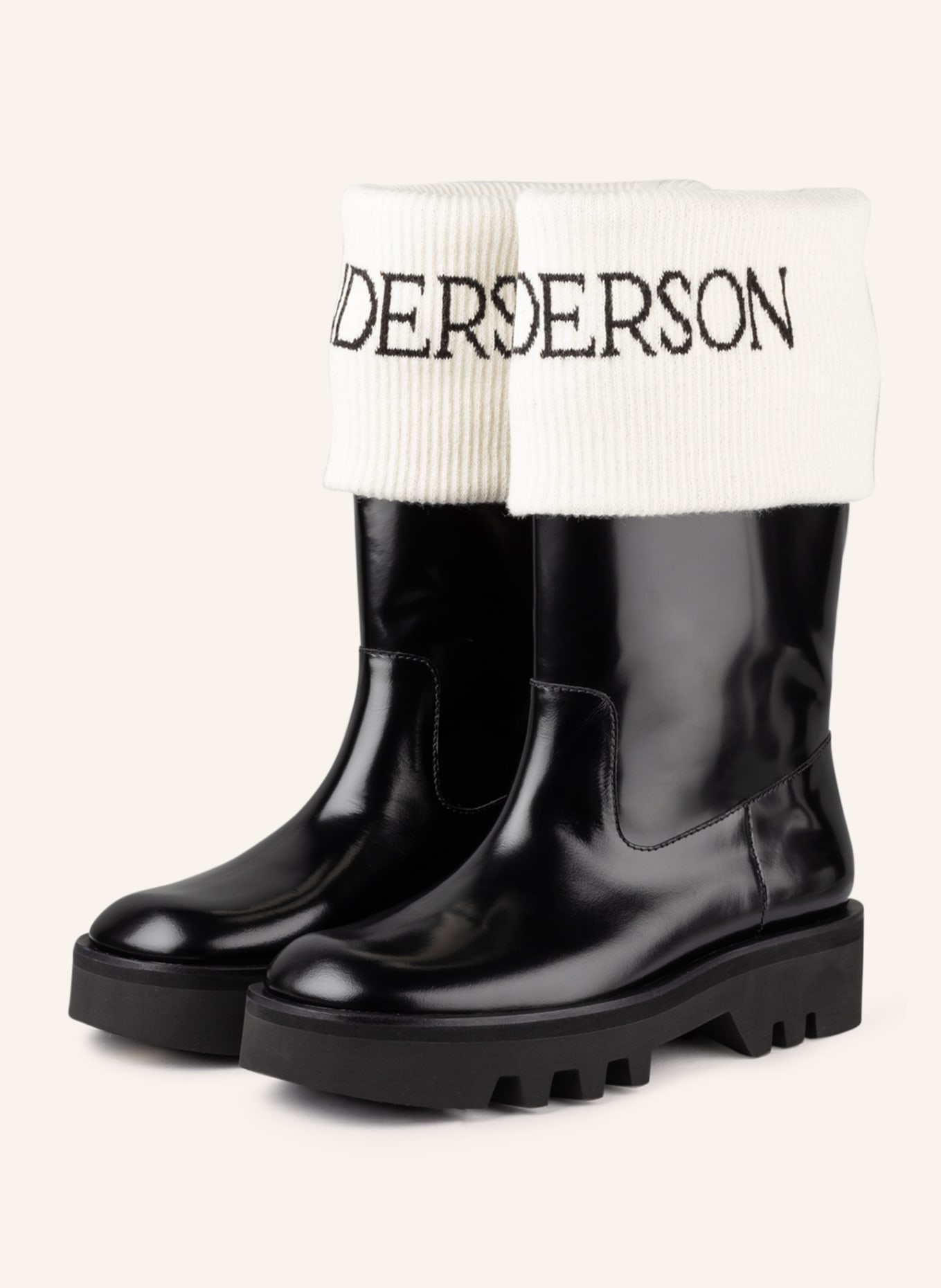 JW ANDERSON Platform boots FISHERMAN, Color: BLACK (Image 1)